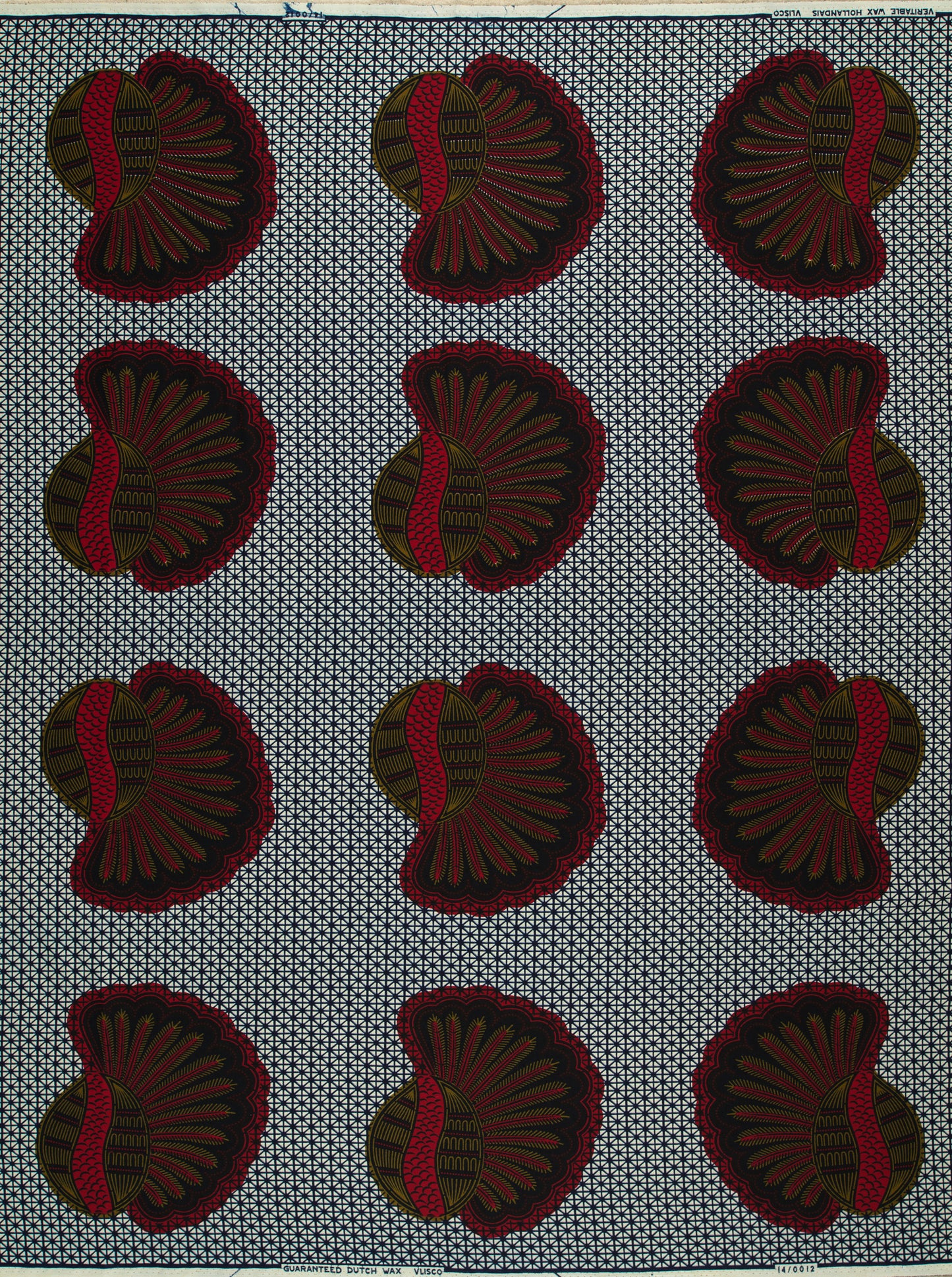 Wax Hollandais | VL00012.200 | Bunch of Bananas, Helmet, Kimba, Shell