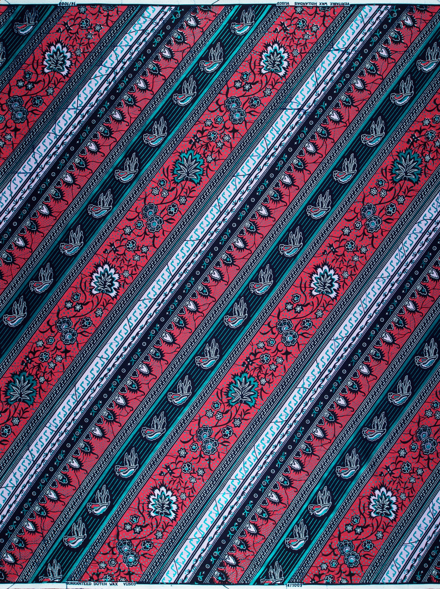 Wax Hollandais | VL01003.126 | Orné de Bleu