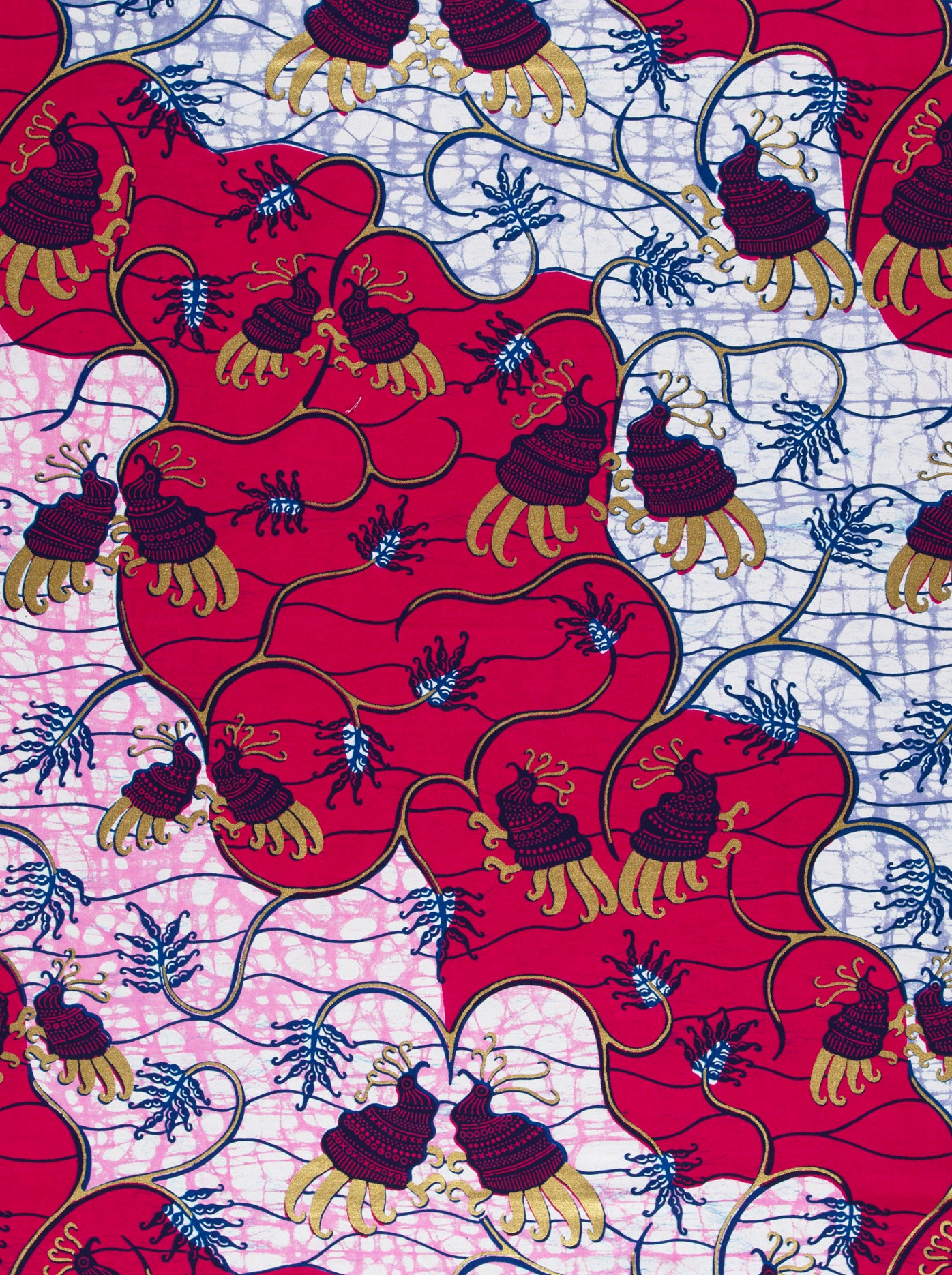 Super-wax | vl02919.106 | gold embellished - 4 yards - super-wax