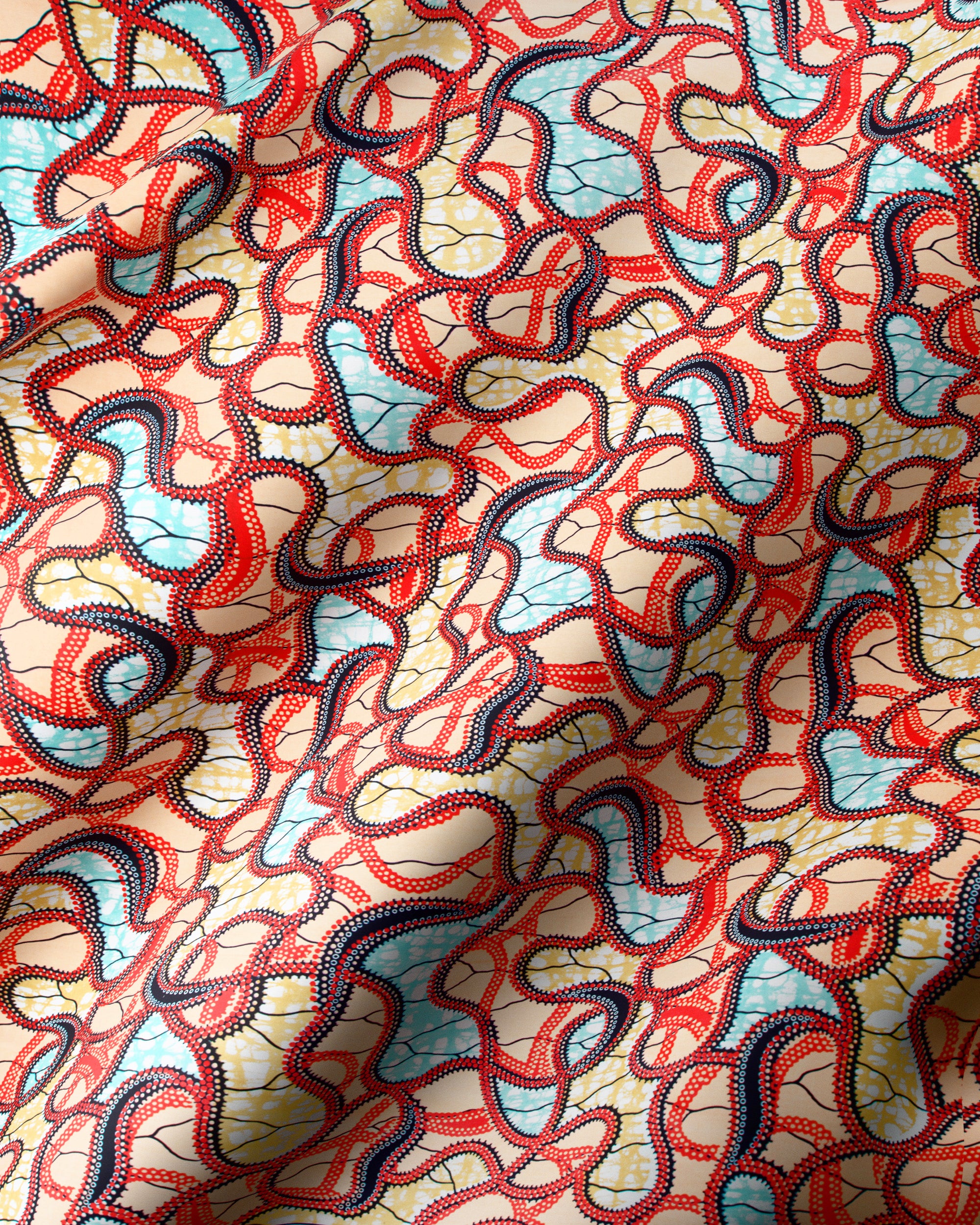 Super-Wax | VL02922.256 | Red Embellished – Vlisco