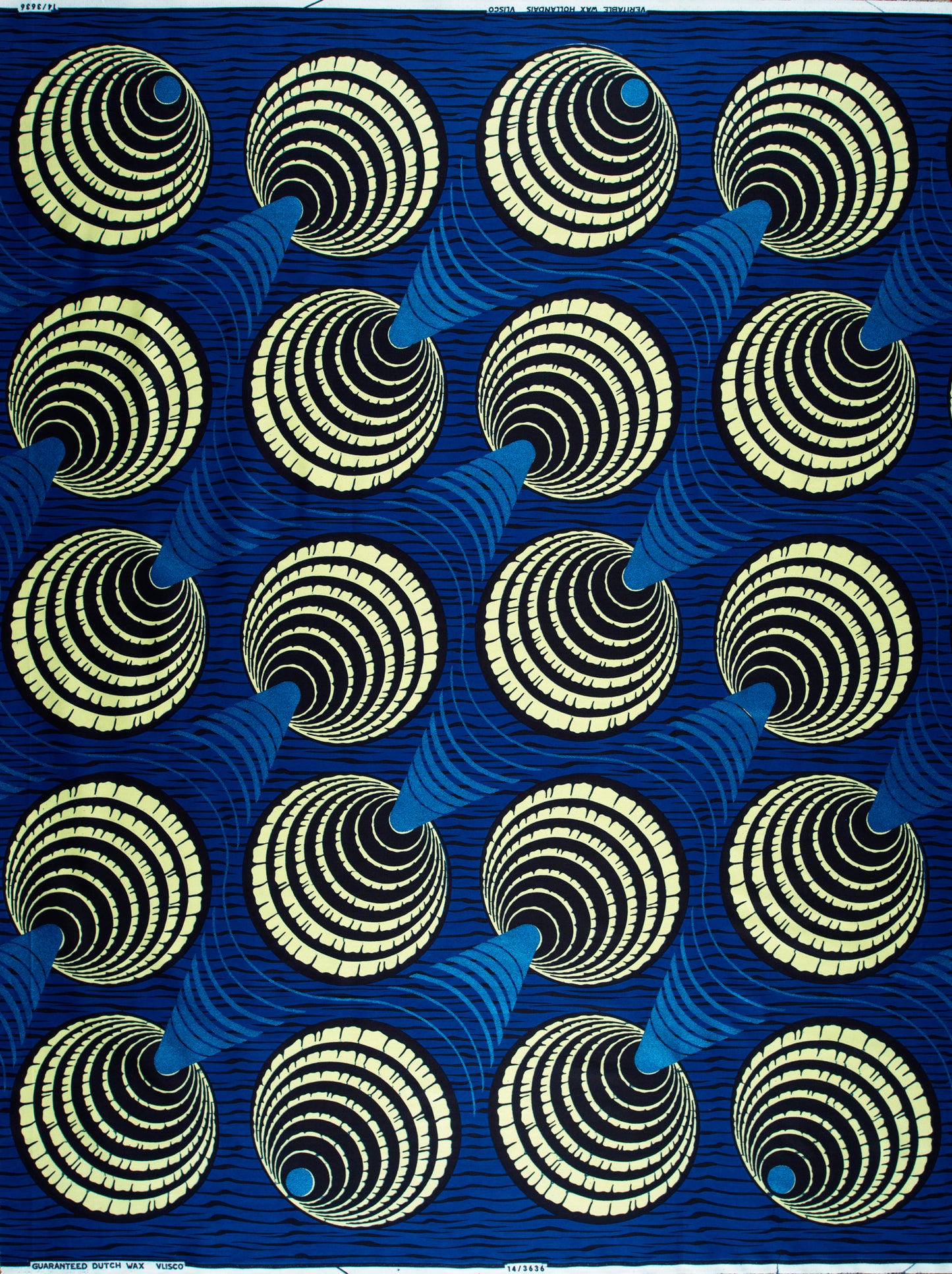 Wax Hollandais | VL03636.194 | Royal Blue Embellished