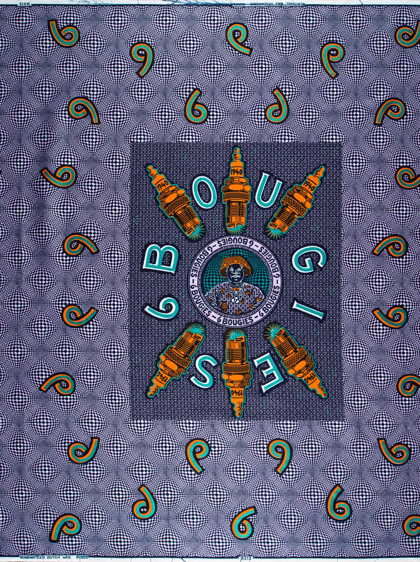 Wax Hollandais | VL0H313.153 | Blue Embellished