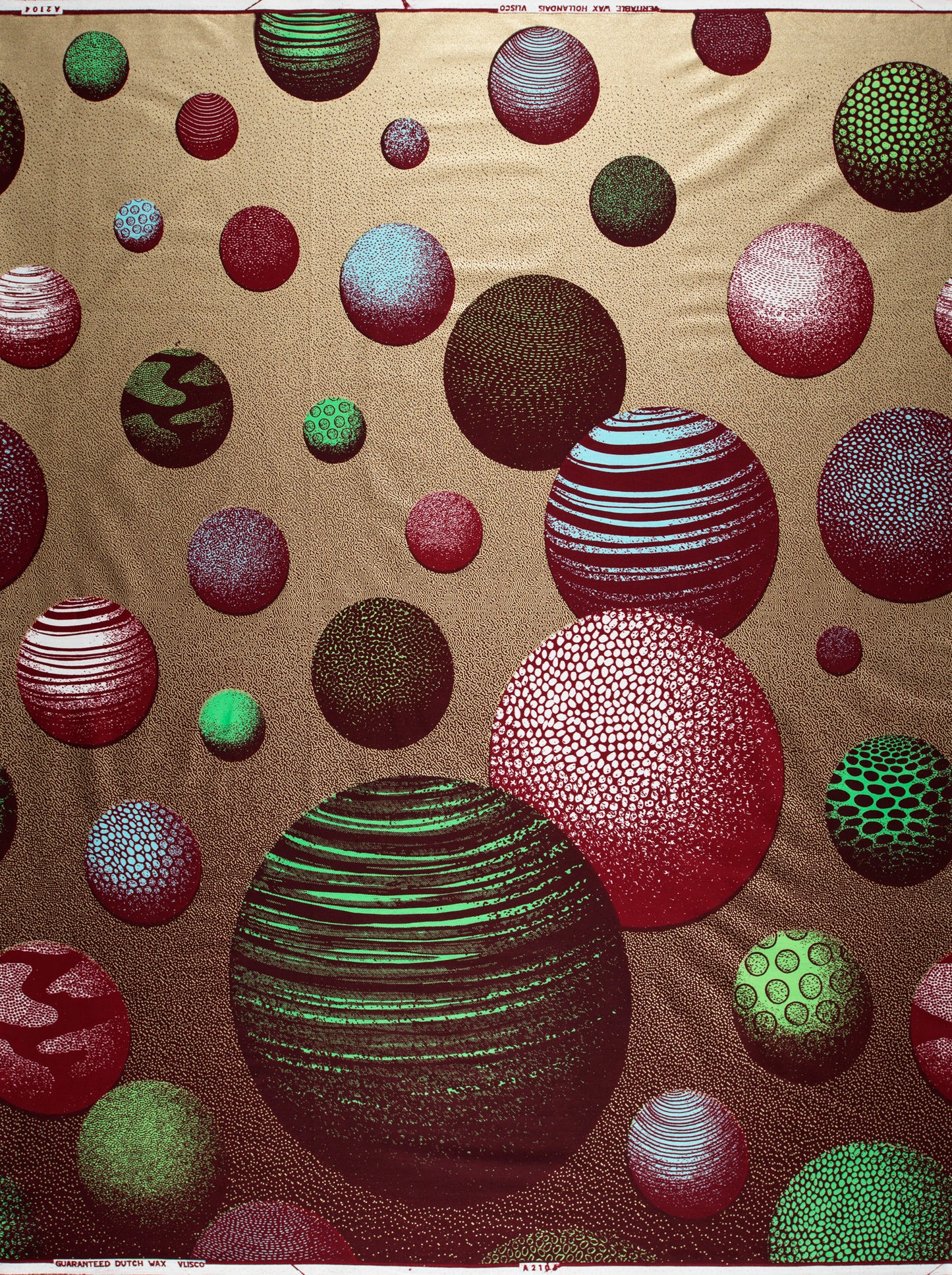 Wax Hollandais | VLA2104.033 | Silver Embellished