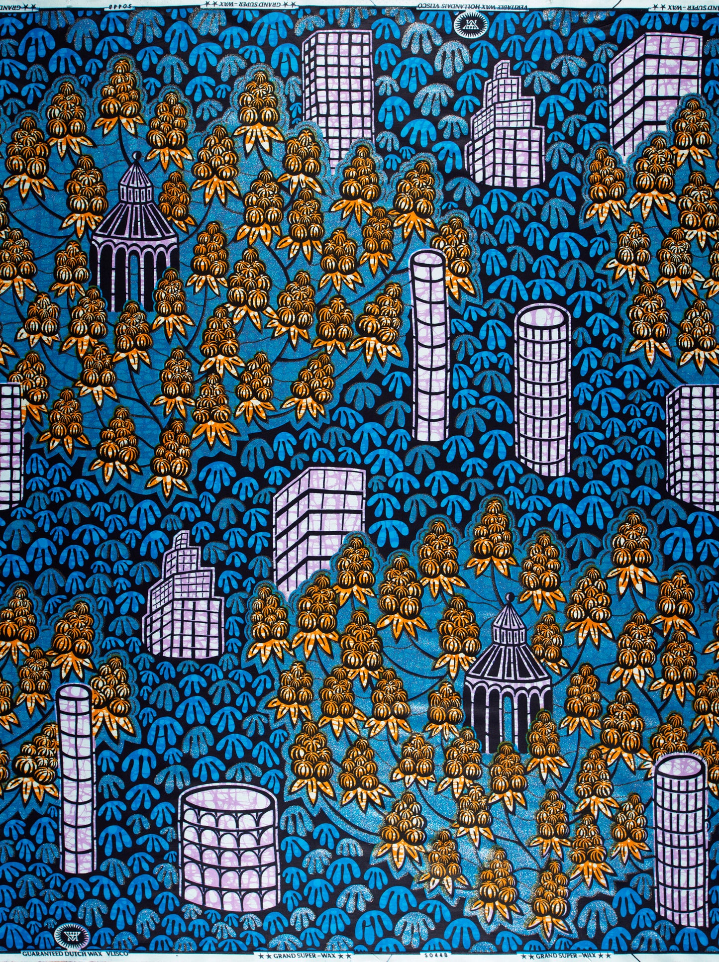 Grand Super-Wax | VLS0448.006 | Blue-Copper Shine Embellished