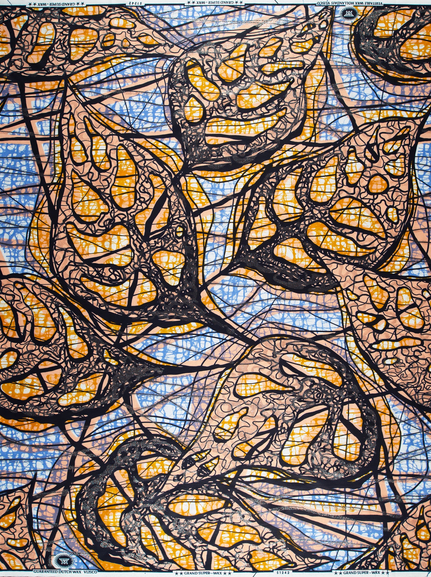 Grand Super-Wax | VLS1242.008 | Blue-Copper Shine Embellished