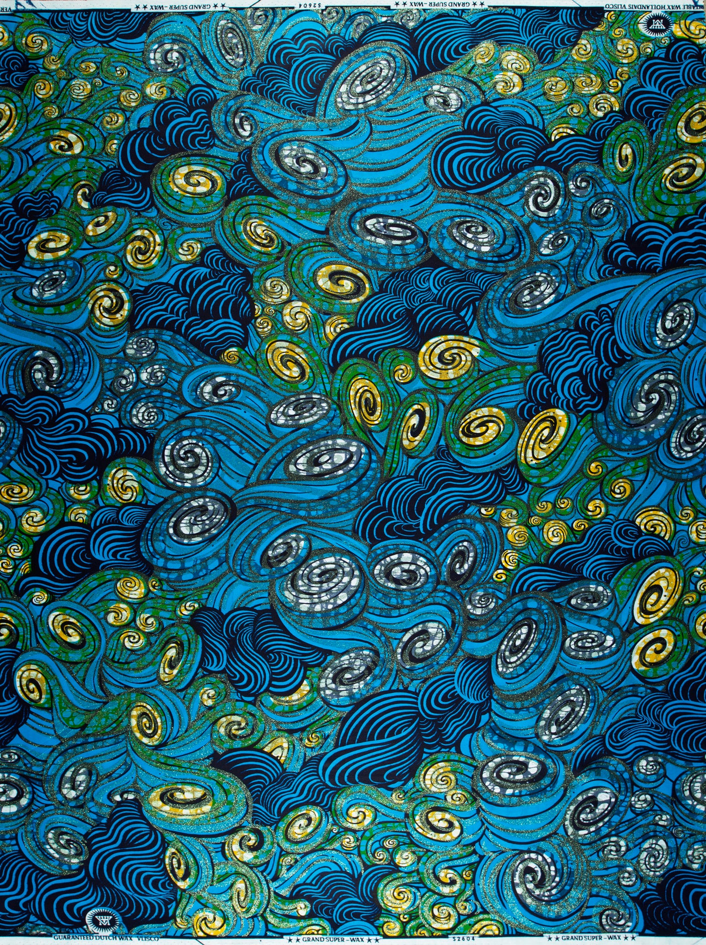 Grand Super-Wax | VLS2604.009 | Pale Green Shine Embellished