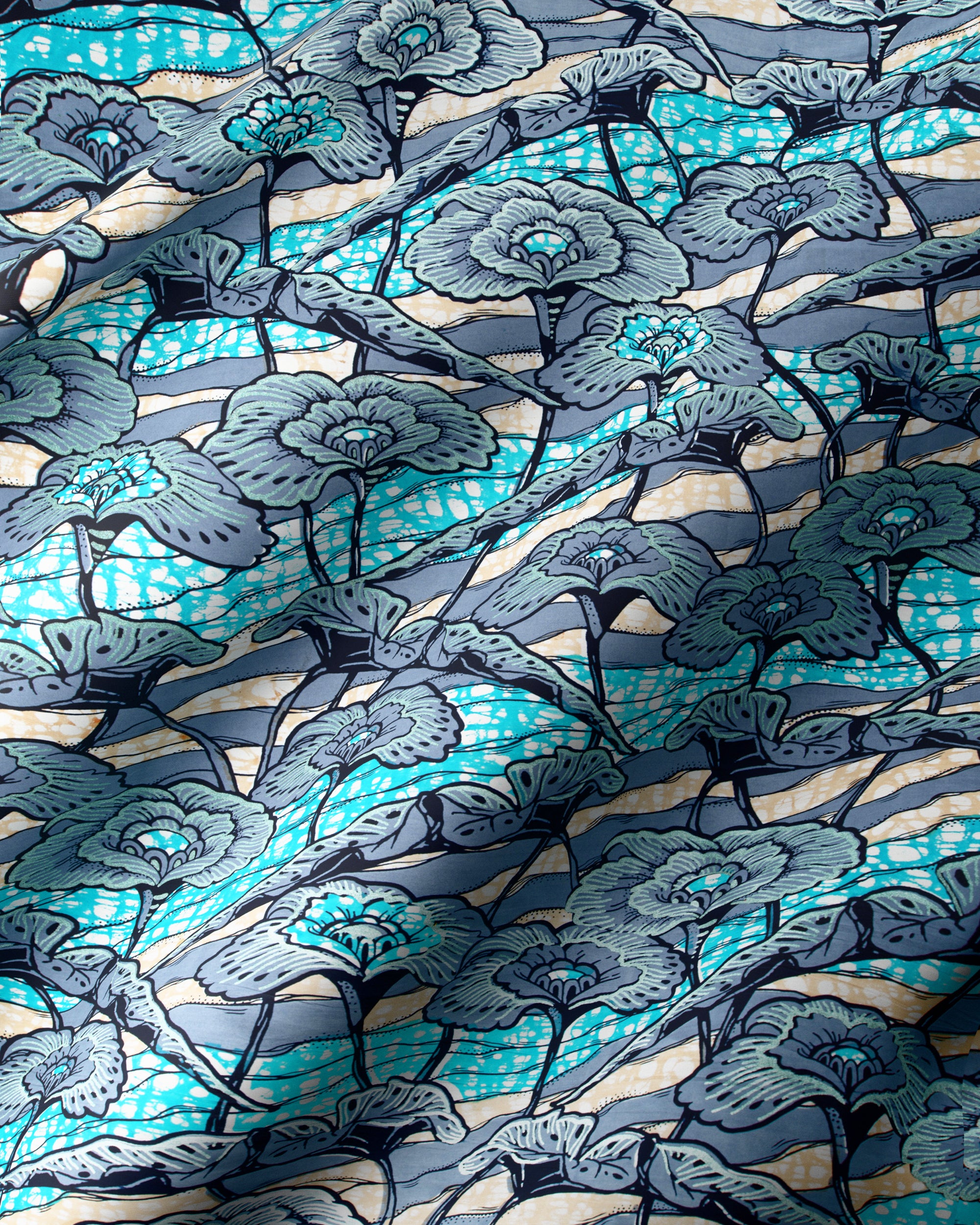 Super-Wax | VLS4567.013 | Pastel Green Embellished – Vlisco