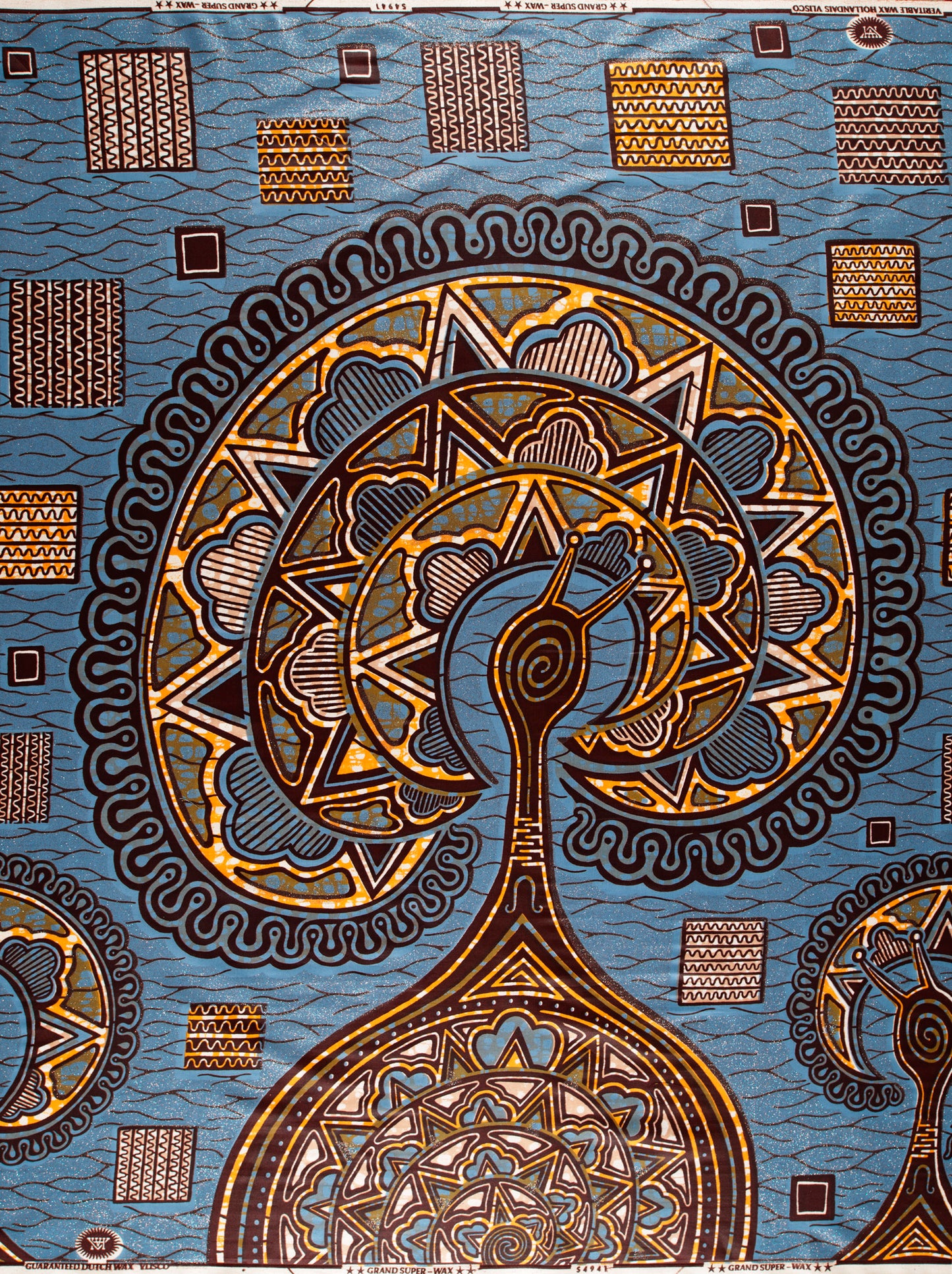 Grand Super-Wax | VLS4941.009 | Blue-Copper Shine Embellished