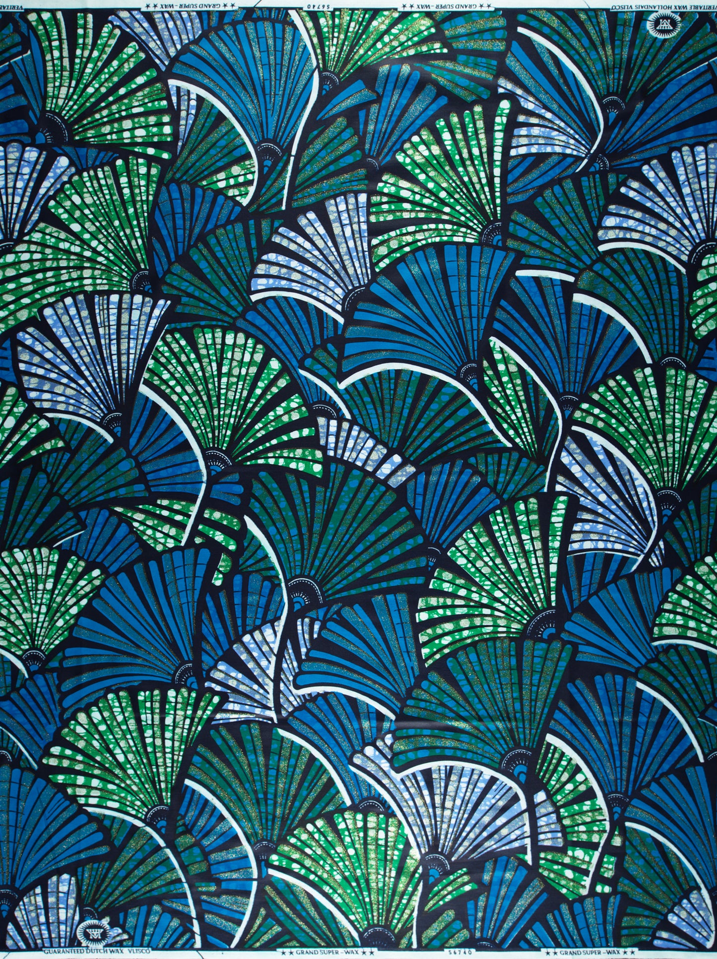 Grand Super-Wax | VLS6740.005 | Green-Gold Shine Embellished