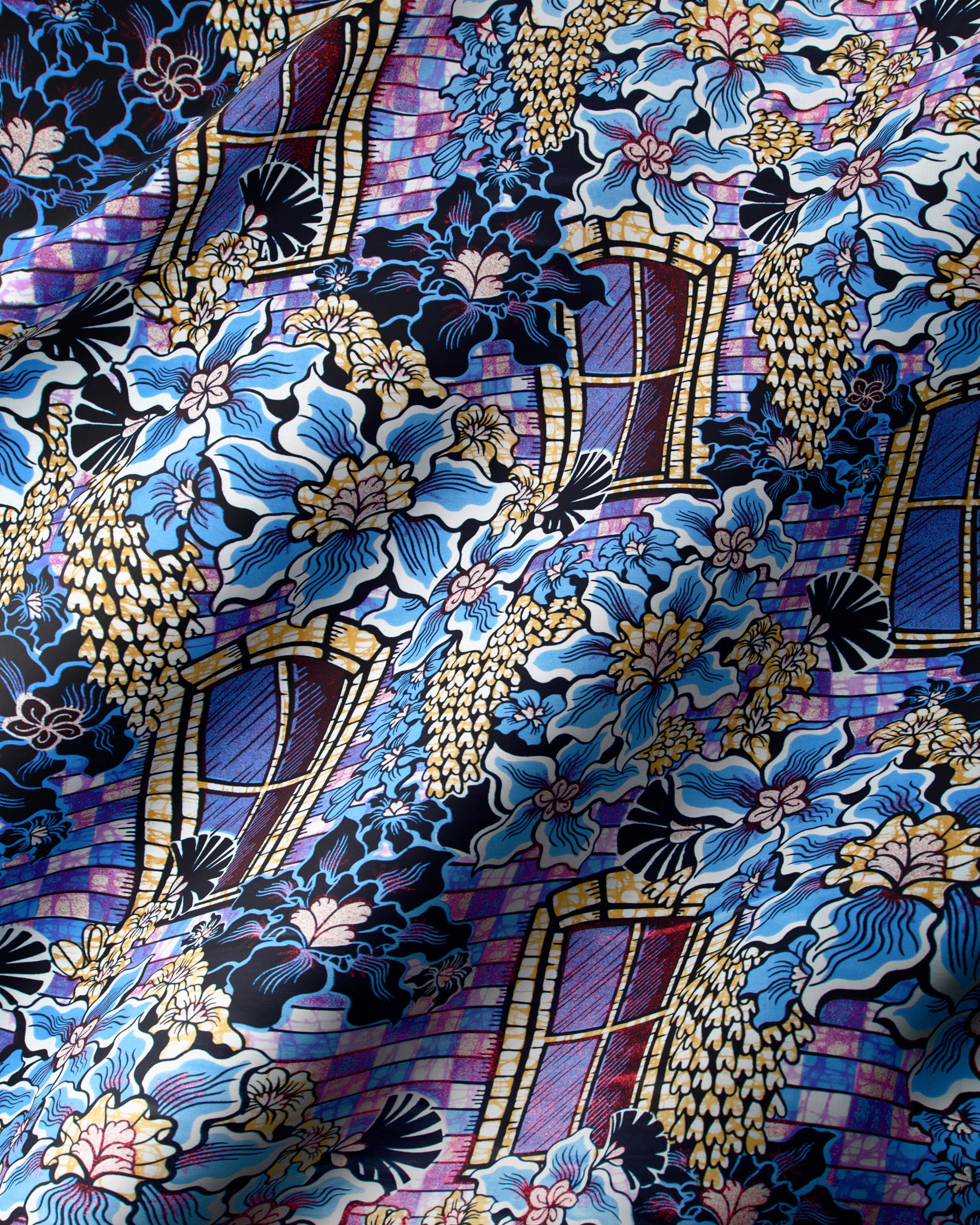 Grand Super-Wax | VLS7072.002 | Red Glitter Embellished – Vlisco