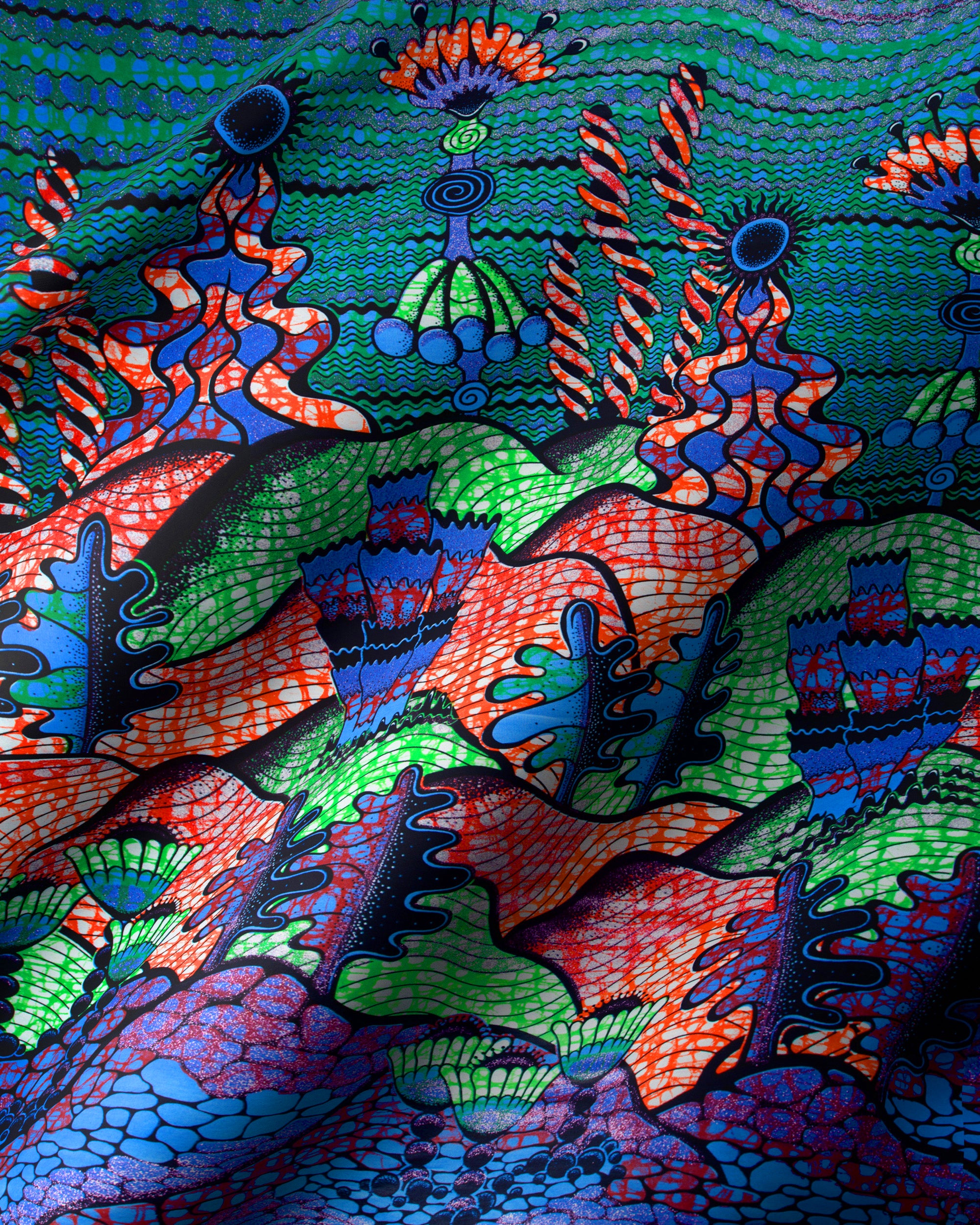Grand Super-Wax | VLS7857.007 | Lilac Glitter Embellished – Vlisco