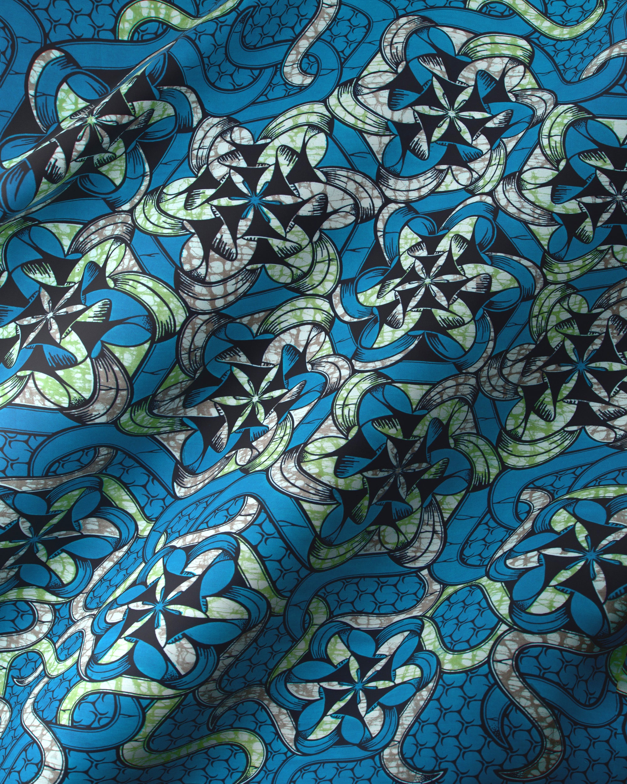 【希少・超大判】visvim AFRICAN INDIGO FABRIC Super-Wax | VLS8270.012 – Vlisco