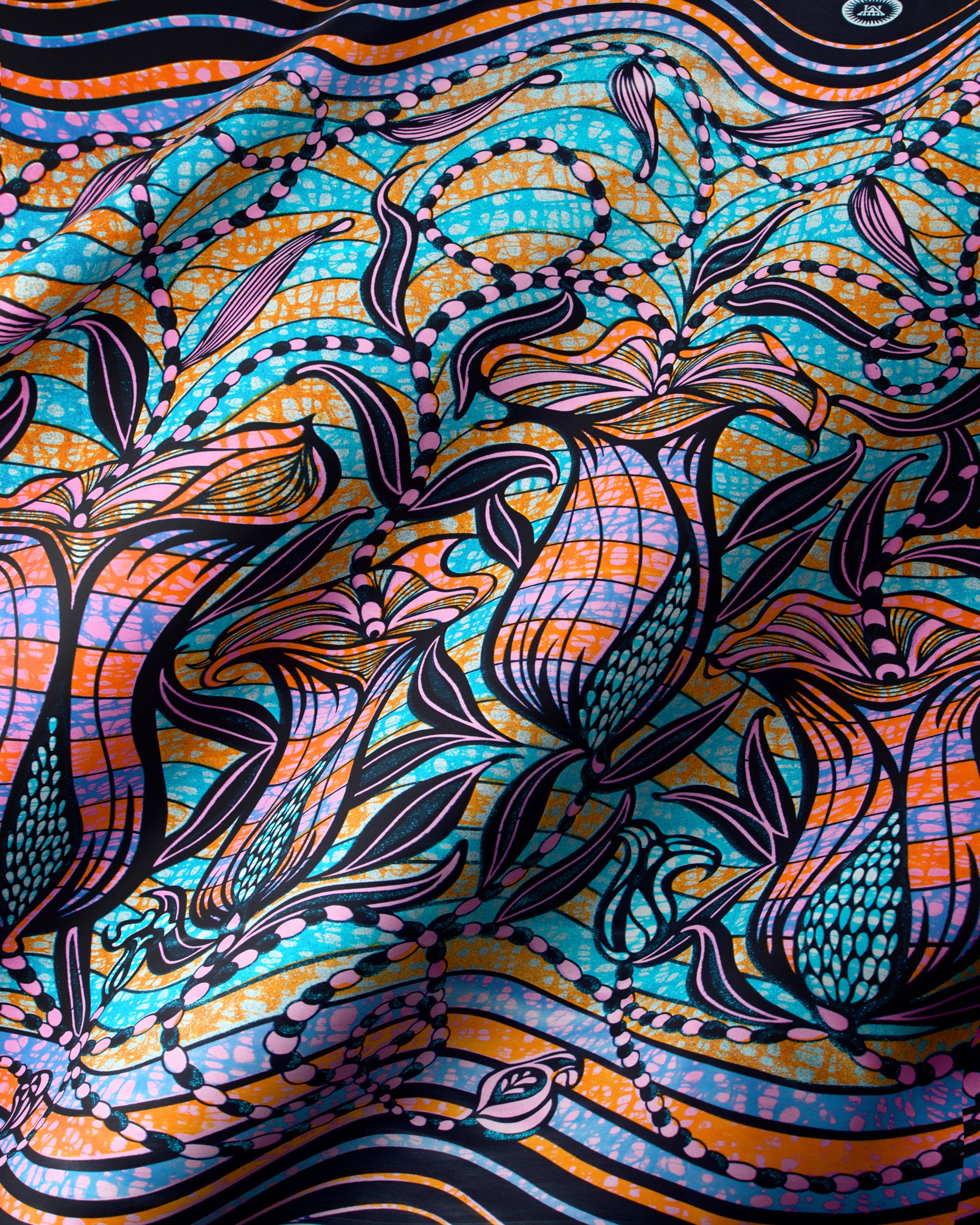 Grand Super-Wax | VLS9099.006 | Blue Glitter Embellished – Vlisco