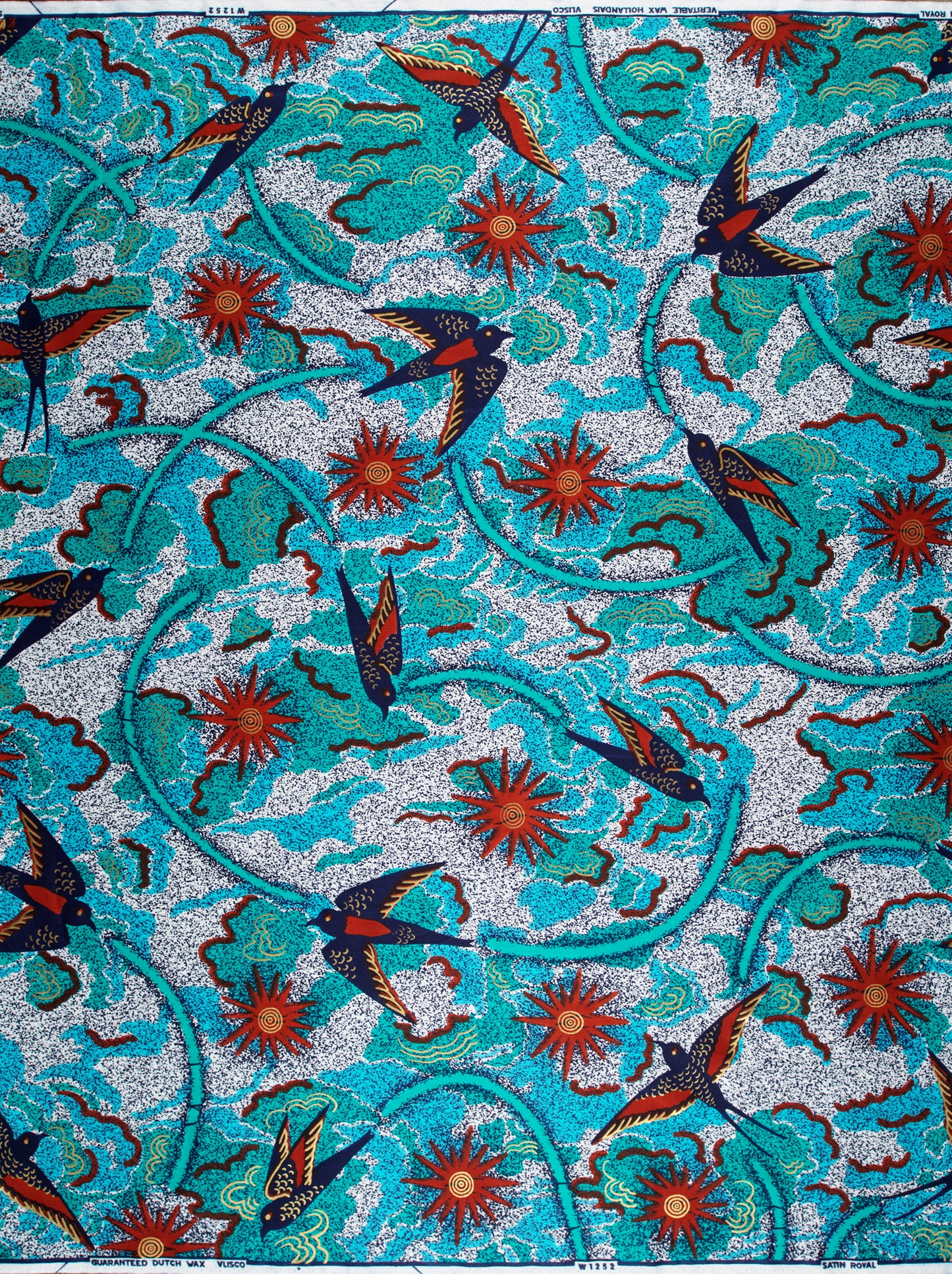 Satin Royal | VLW1252.008 | Gold Embellished