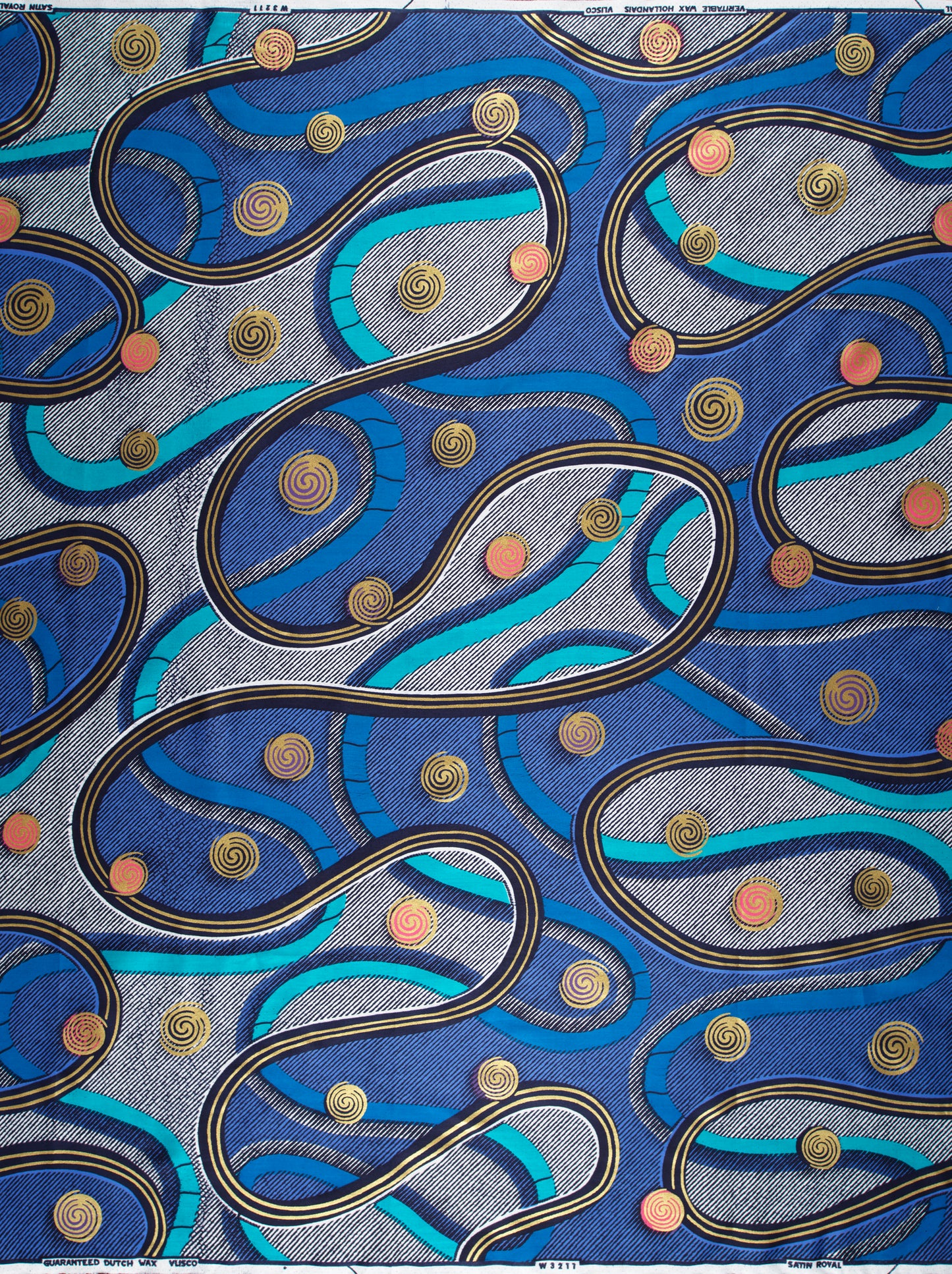 Satin Royal | VLW3211.004 | Gold Embellished