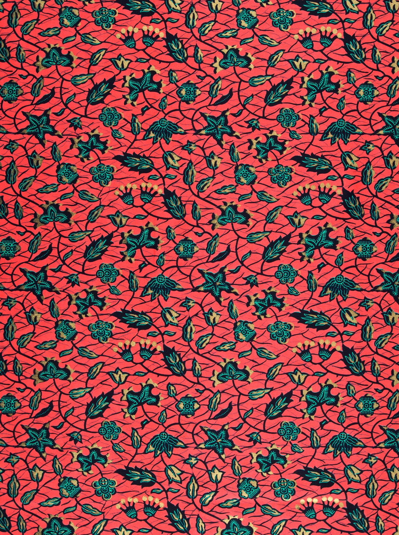 Wax Hollandais | VL00040.178 | Gold Embellished