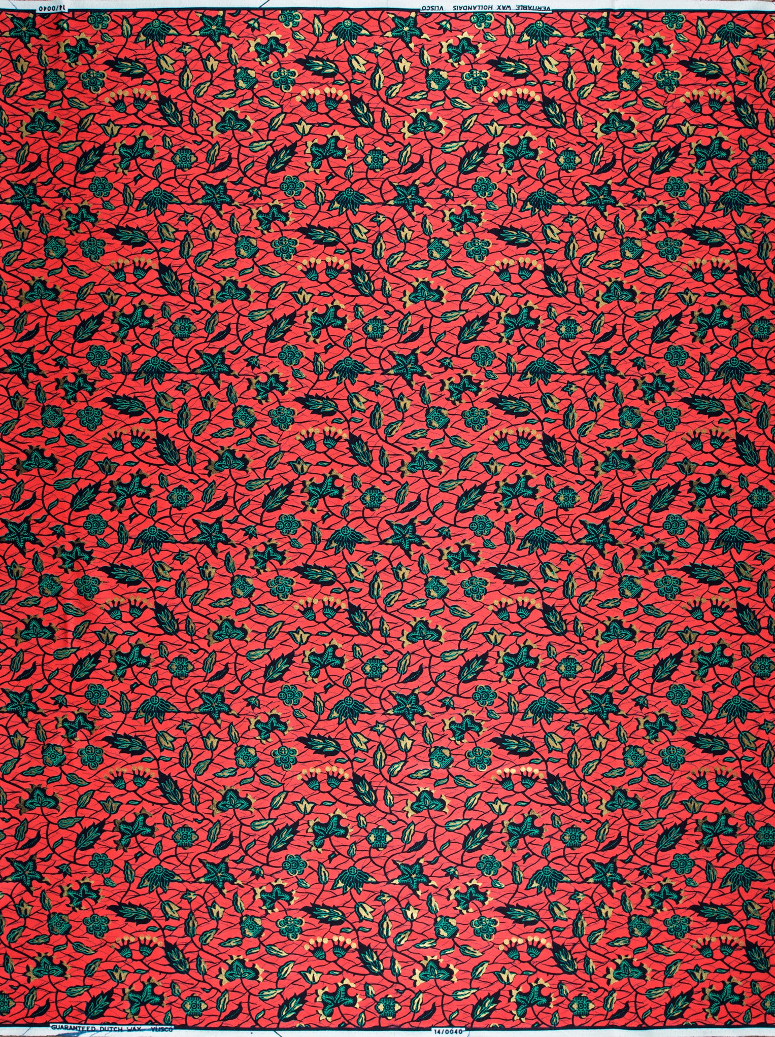 Wax Hollandais | VL00040.178 | Gold Embellished