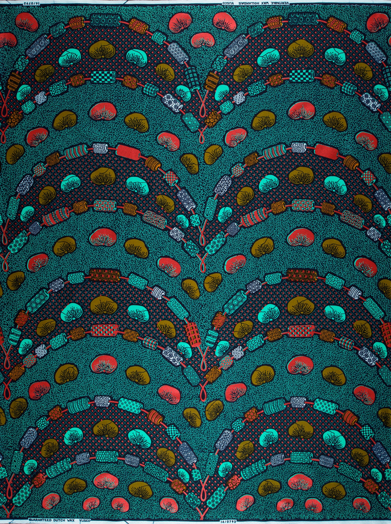 Wax Hollandais | VL00792.276 | Akplekan, Akplekan Necklace, Beads, Necklace, Necklace Tomato, Odo Chain, Tomatoes