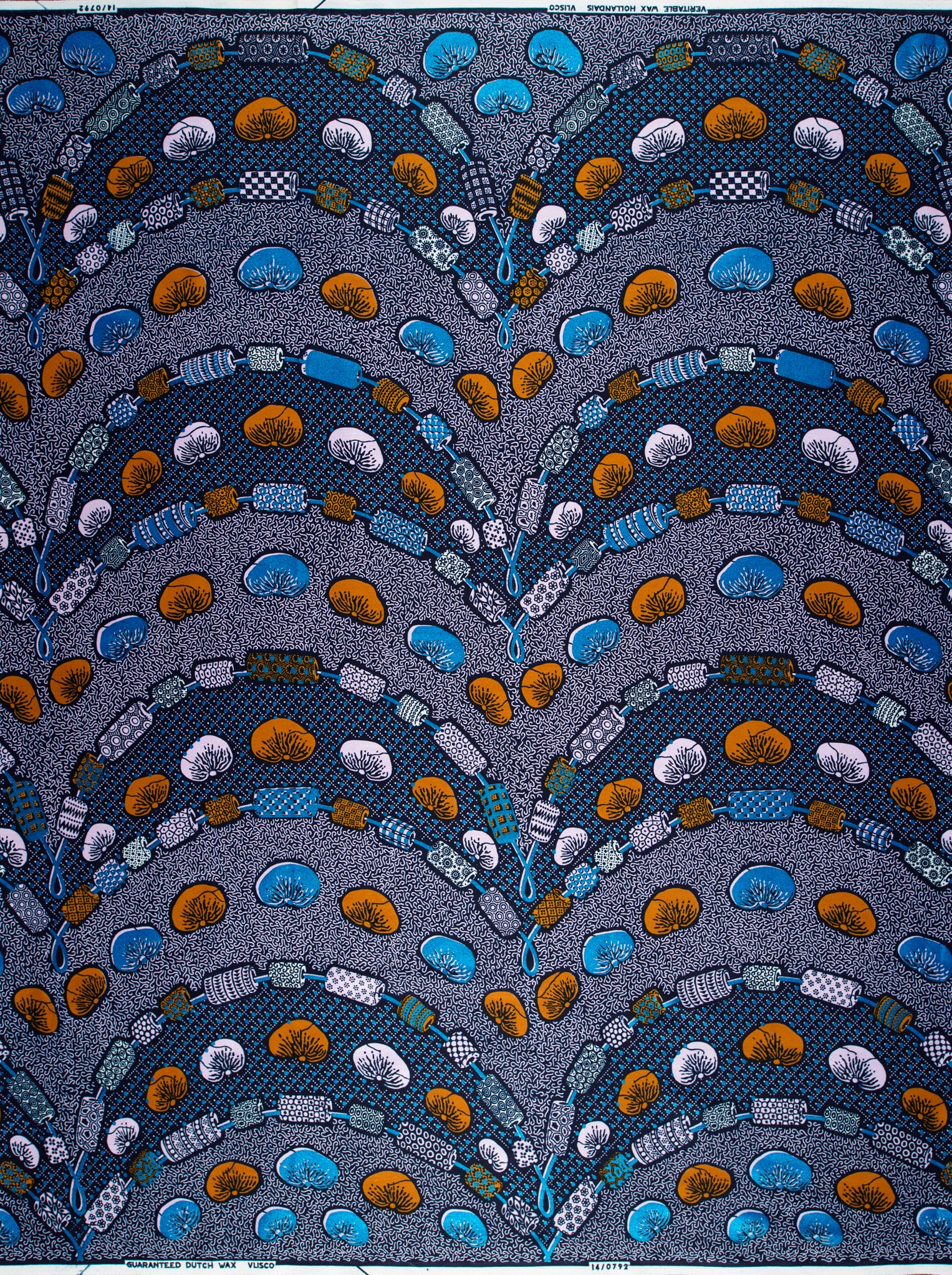 Wax Hollandais | VL00792.277 | Royal Blue Embellished