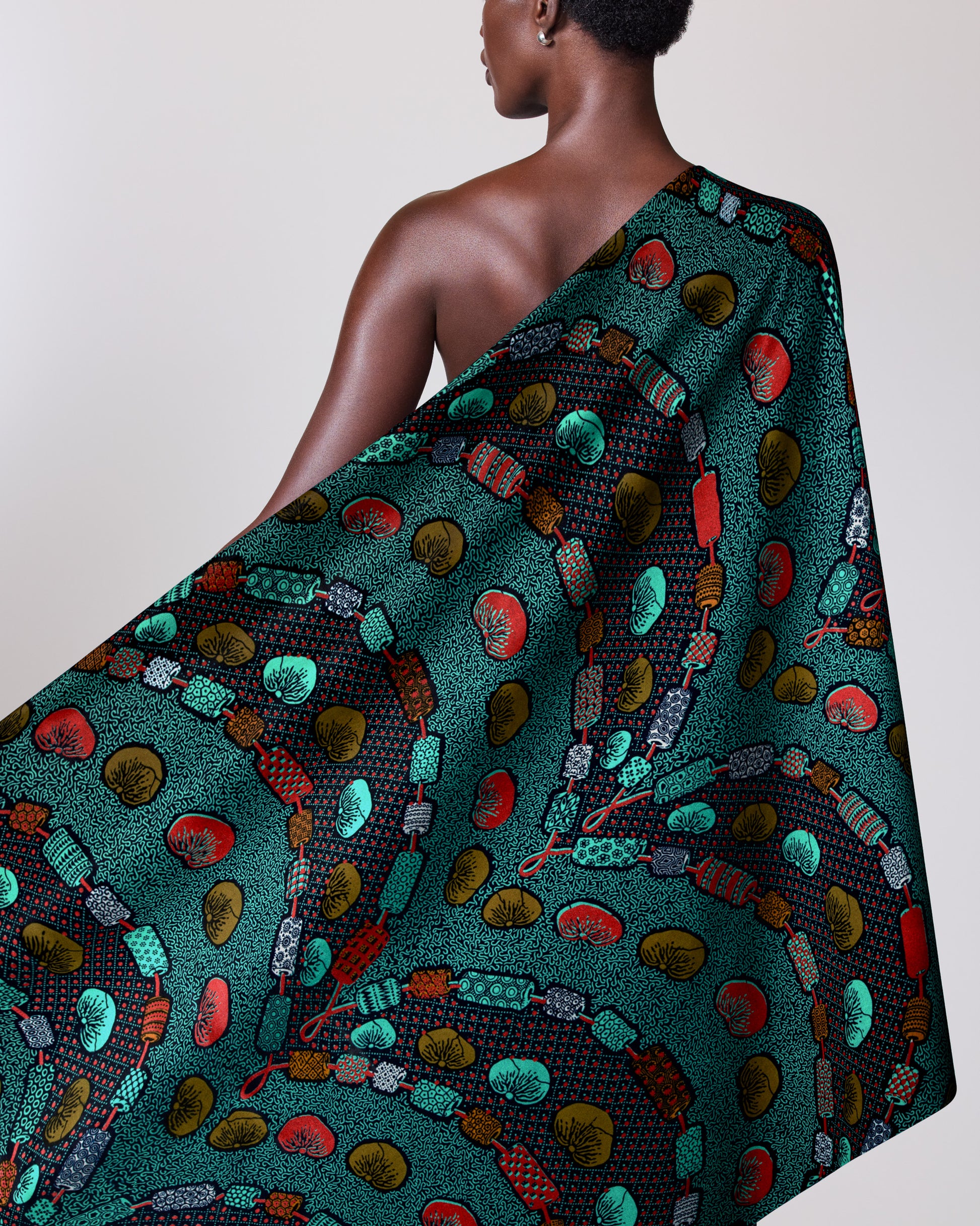 Wax Hollandais | VL00792.276 | Akplekan, Akplekan Necklace, Beads, Necklace, Necklace Tomato, Odo Chain, Tomatoes