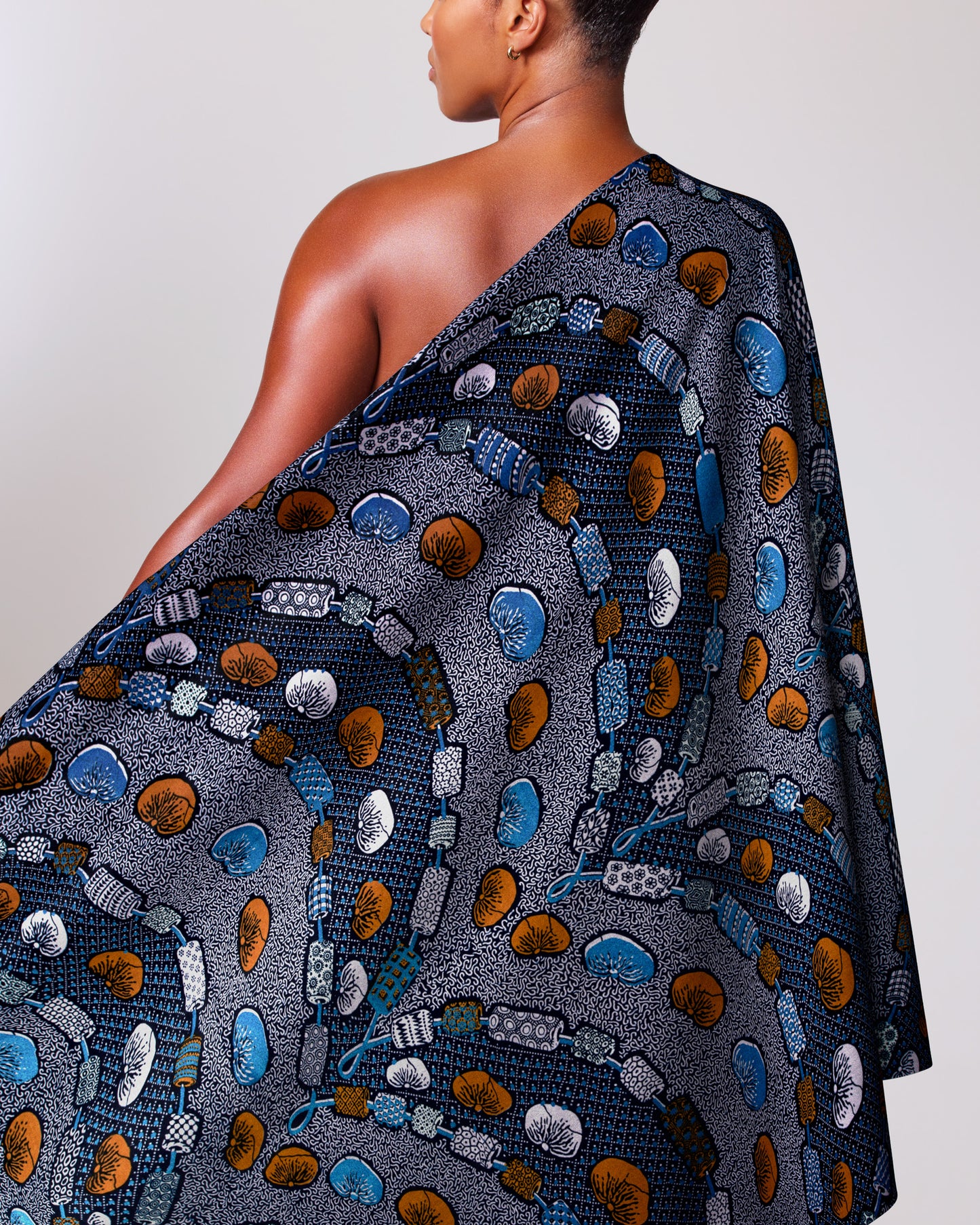 Wax Hollandais | VL00792.277 | Royal Blue Embellished