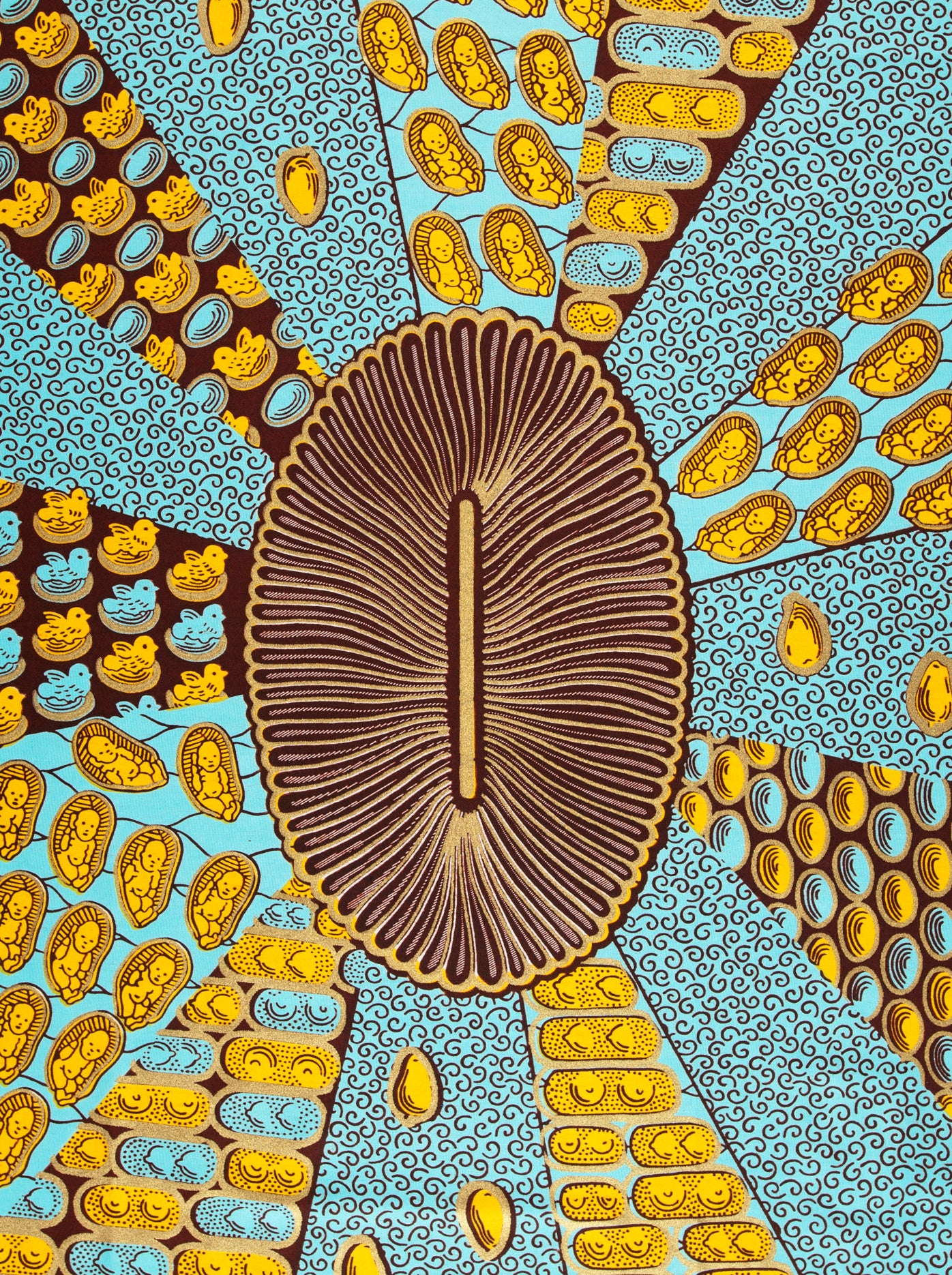 Wax Hollandais | VL00963.158 | Gold Embellished