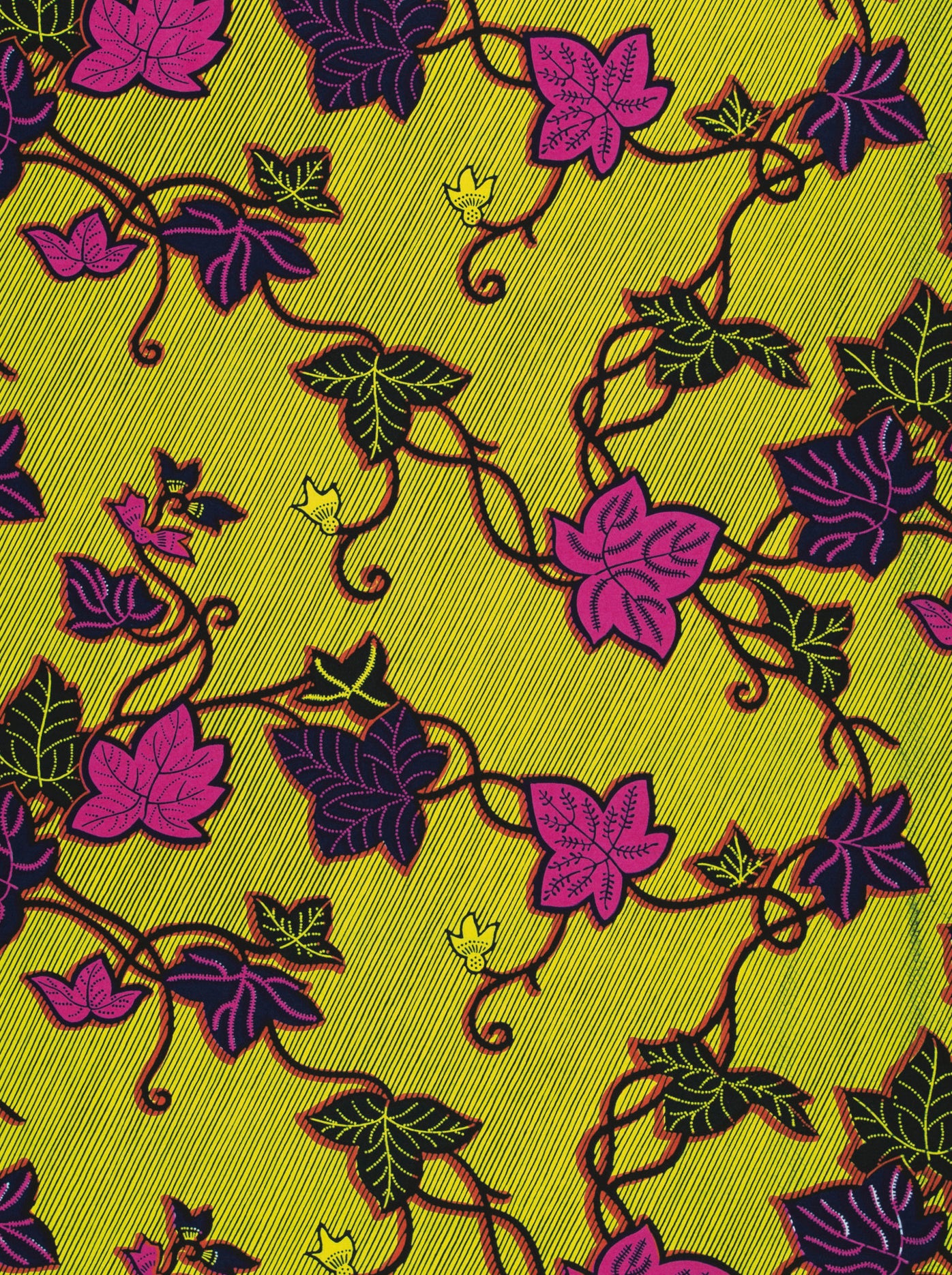 Floral patterned fabric of Wax Hollandais VL01092.199, showcasing vibrant African fabric design