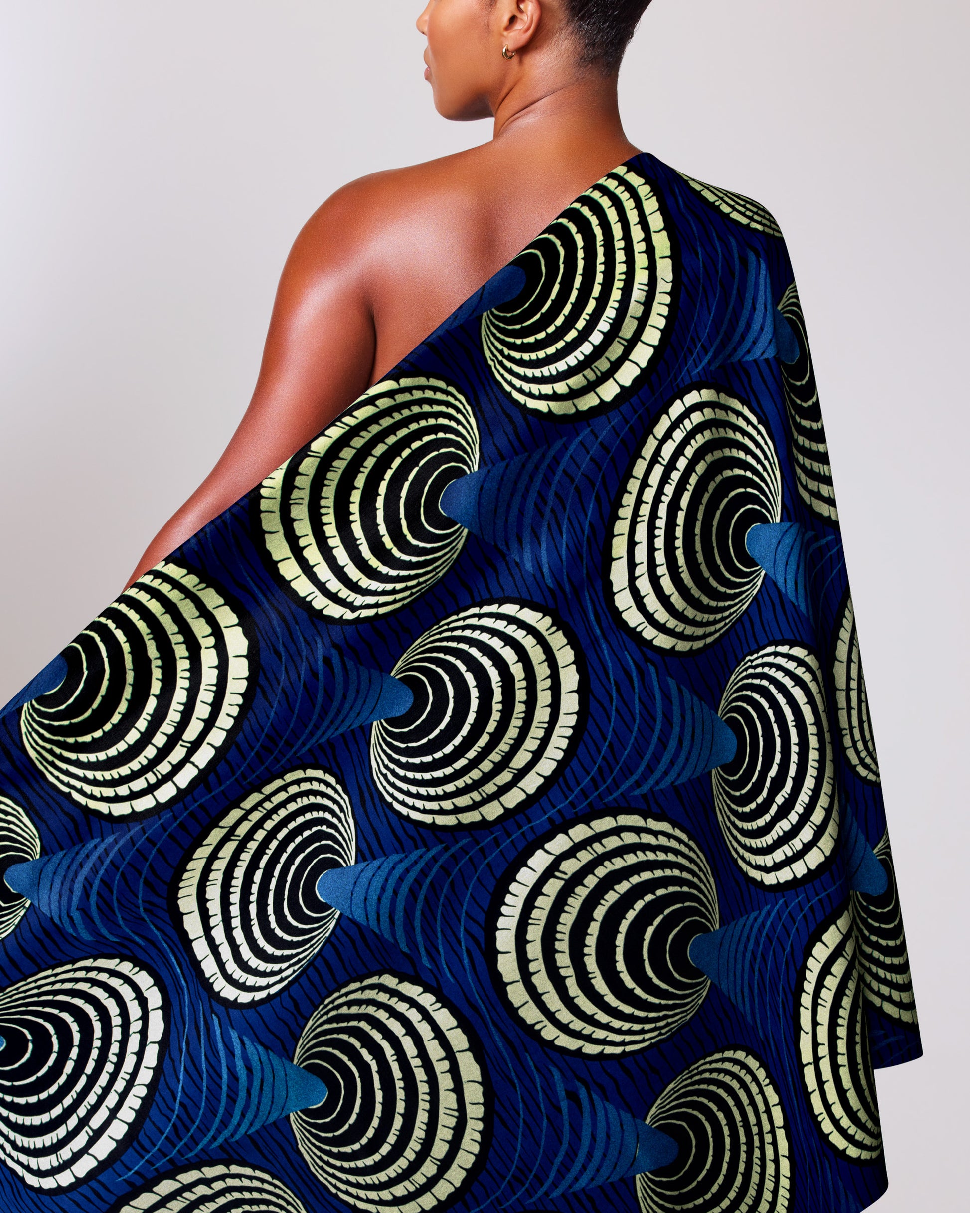 Wax Hollandais | VL03636.194 | Royal Blue Embellished