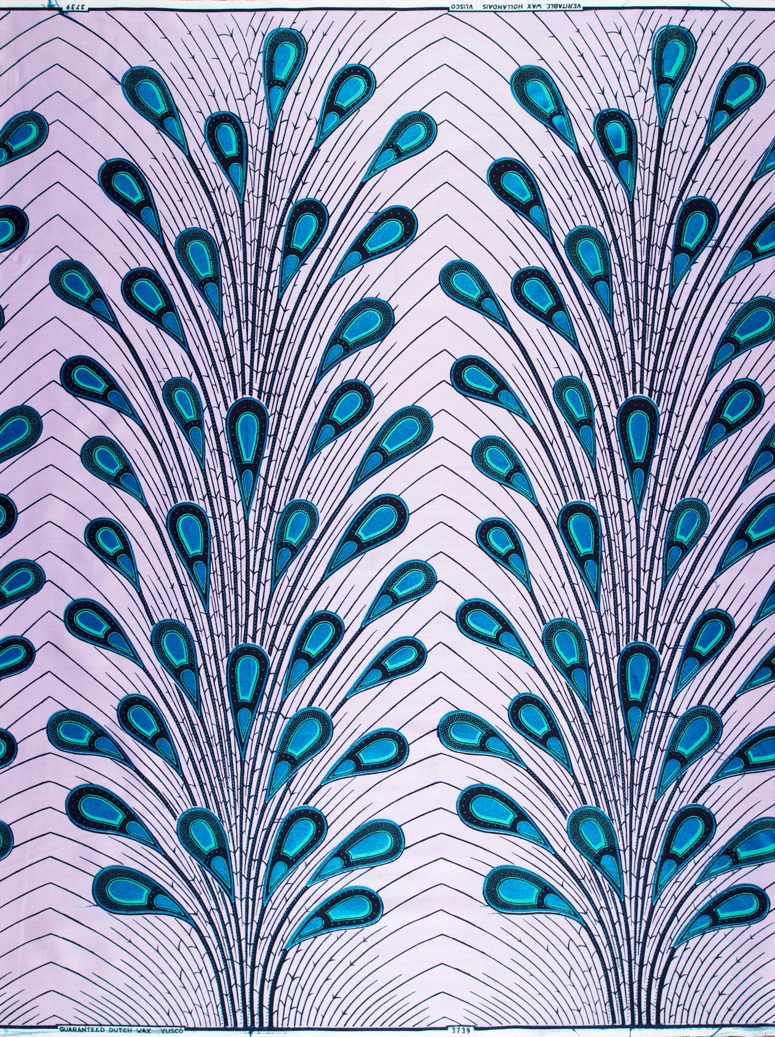 Wax Hollandais | VL03739.143 | Royal Blue Embellished