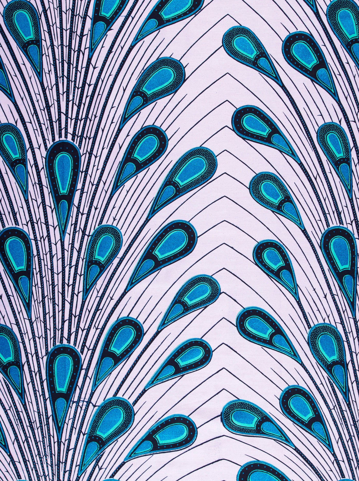 Wax Hollandais | VL03739.143 | Royal Blue Embellished