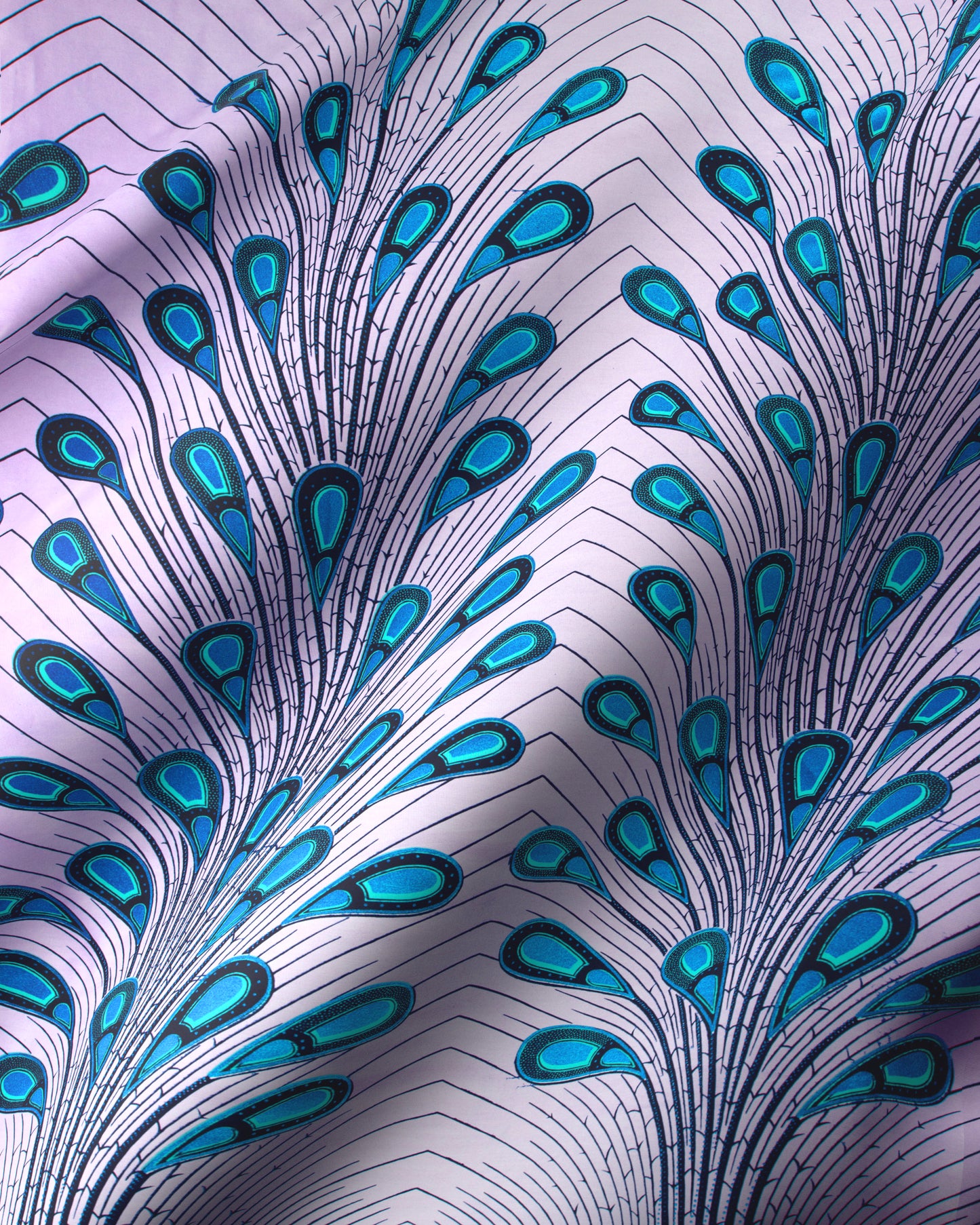 Wax Hollandais | VL03739.143 | Royal Blue Embellished