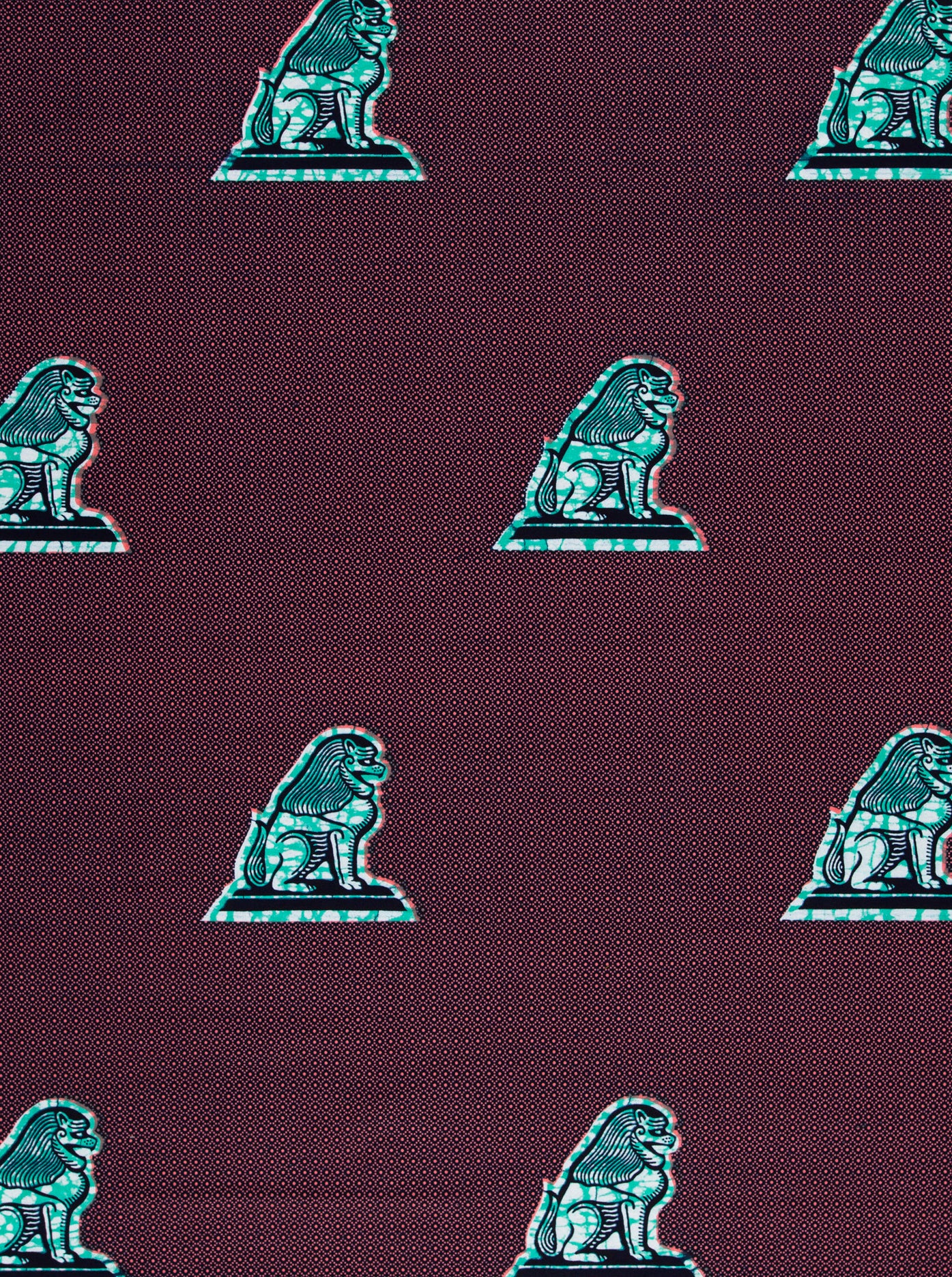 Wax Hollandais | VL08863.084 | I am sitting at my Gate, Lion of Judah, Lion's Head, The Force