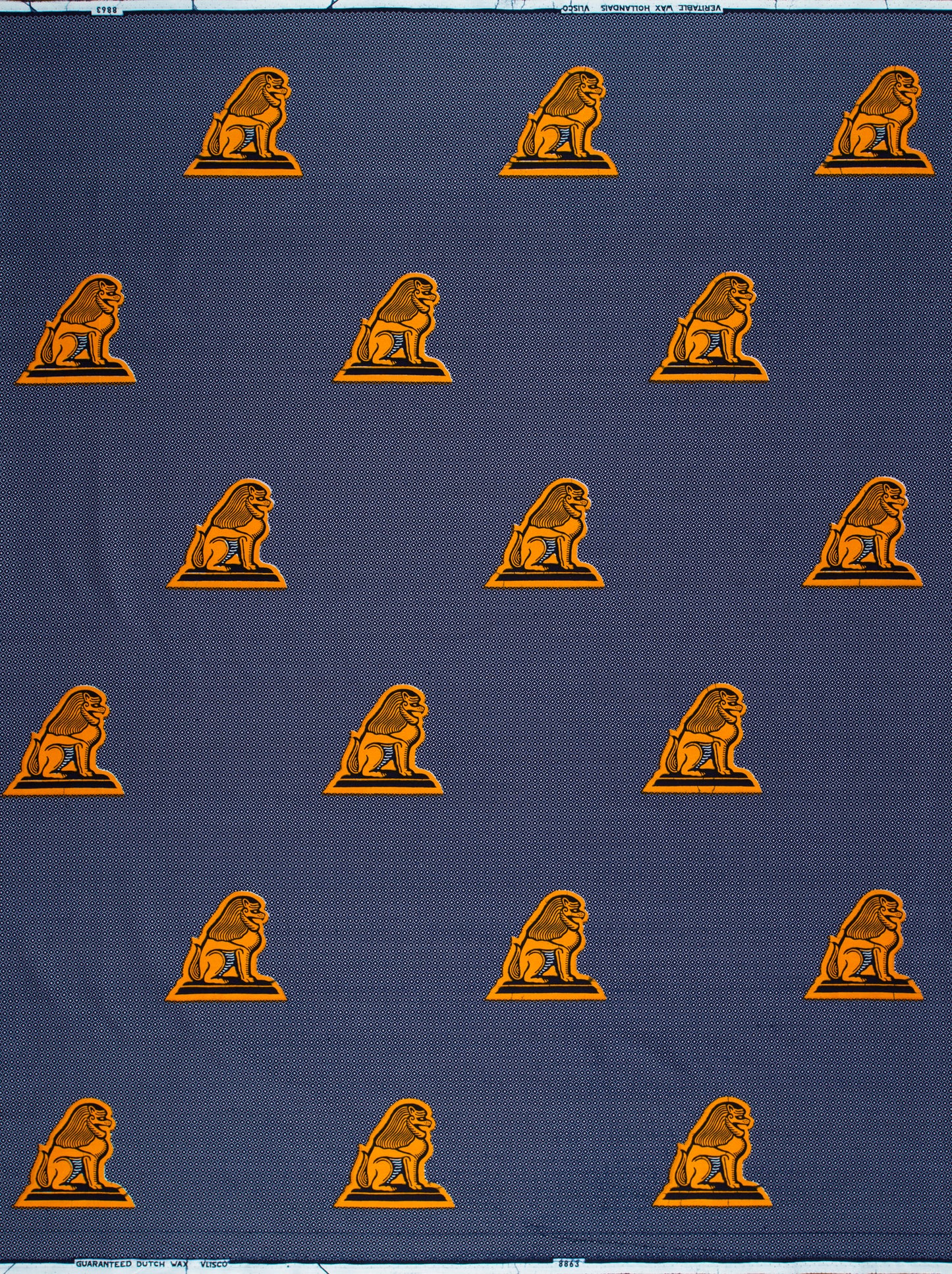 Wax Hollandais | VL08863.085 | I am sitting at my Gate, Lion of Judah, Lion's Head, The Force