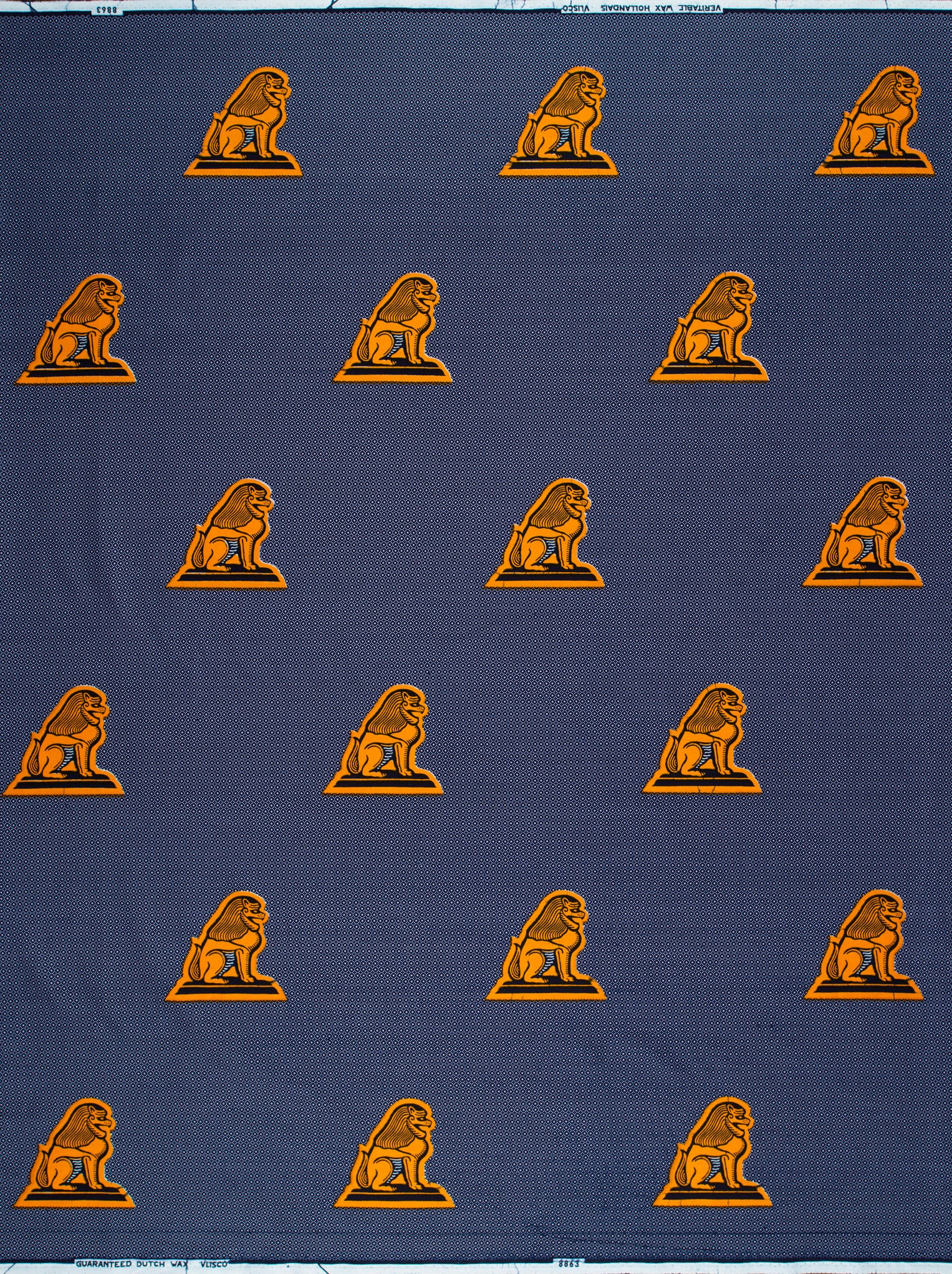 Wax Hollandais | VL08863.085 | I am sitting at my Gate, Lion of Judah, Lion's Head, The Force