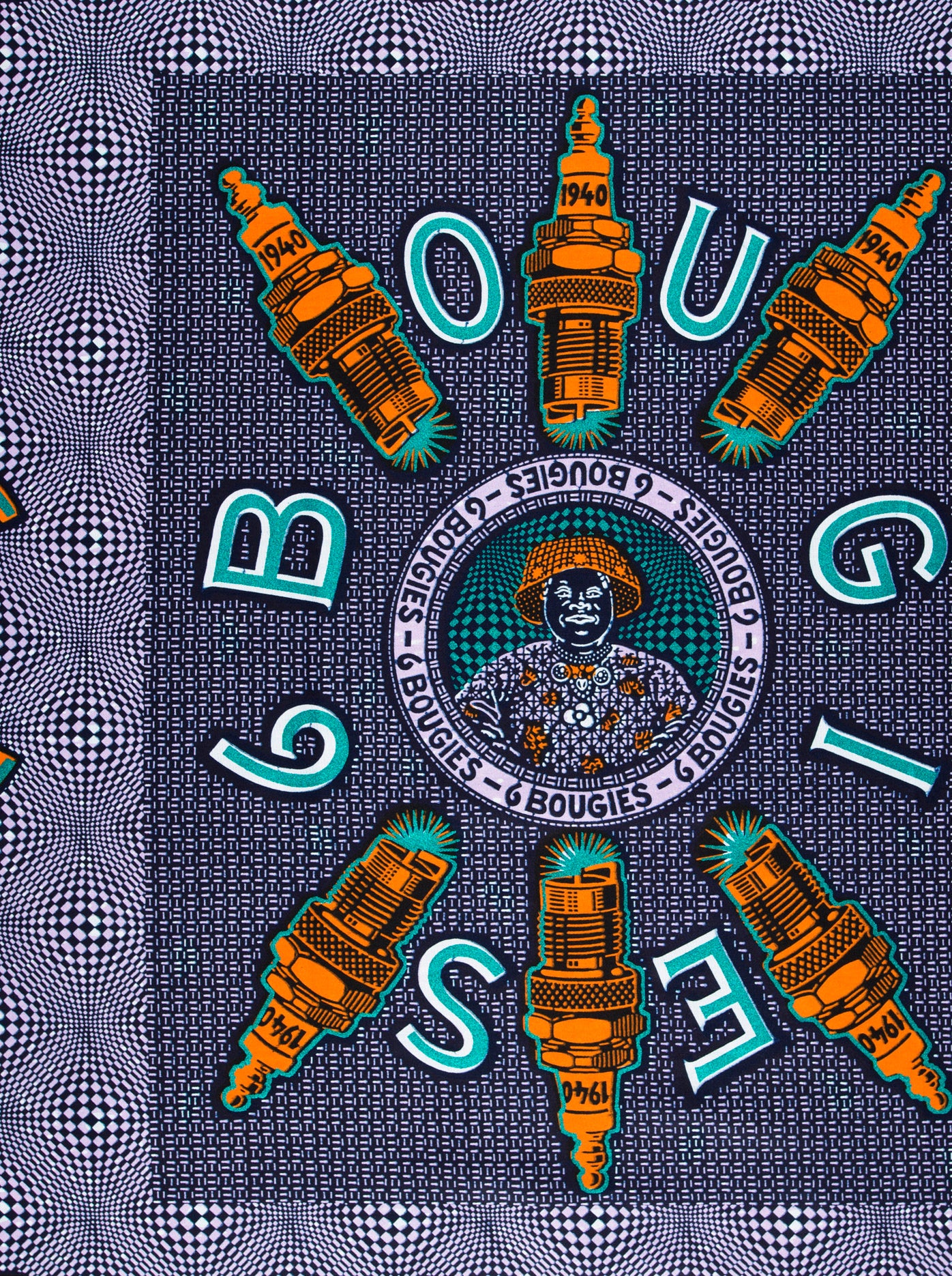 Wax Hollandais | VL0H313.153 | Blue Embellished