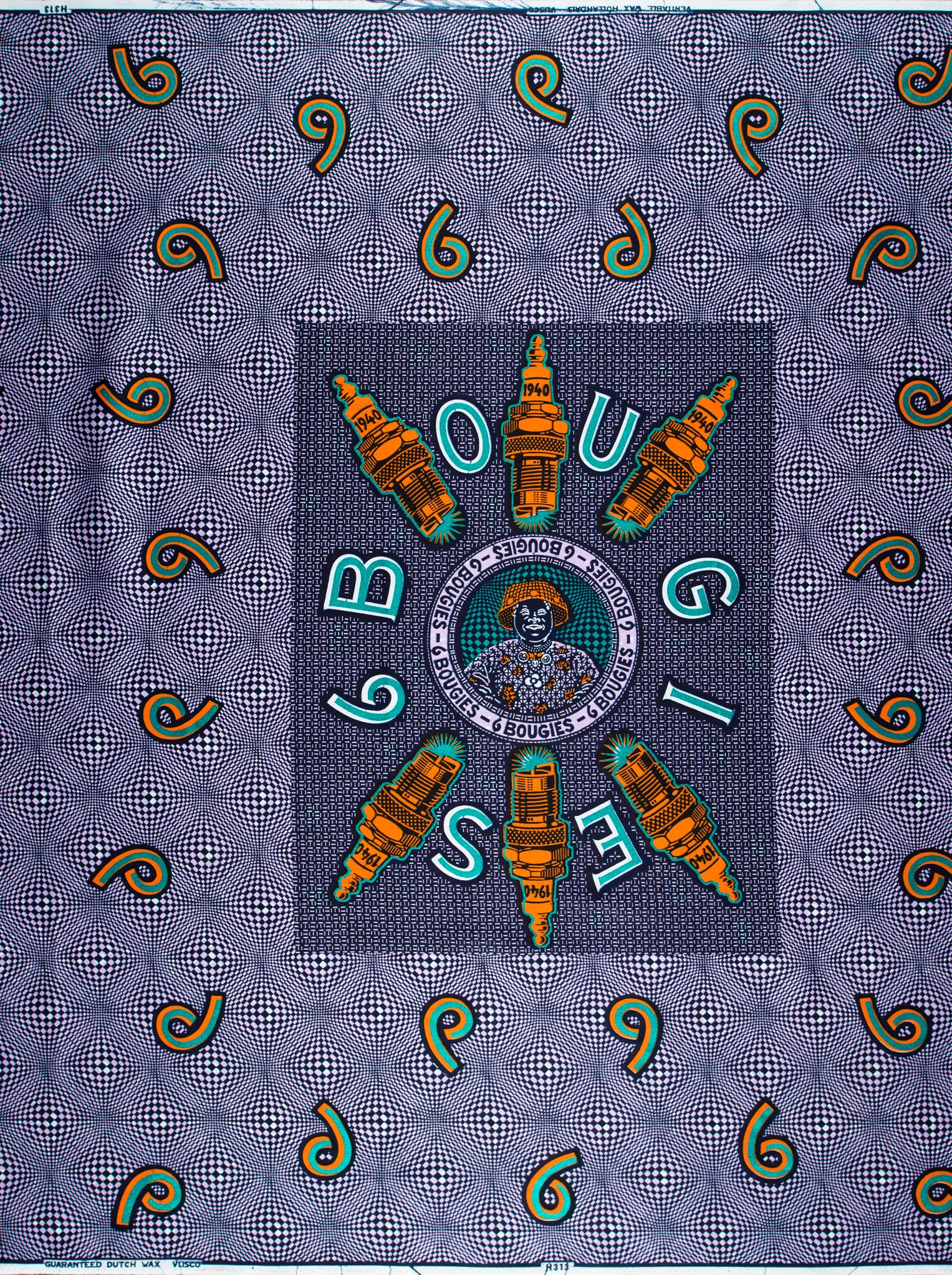 Wax Hollandais | VL0H313.153 | Blue Embellished