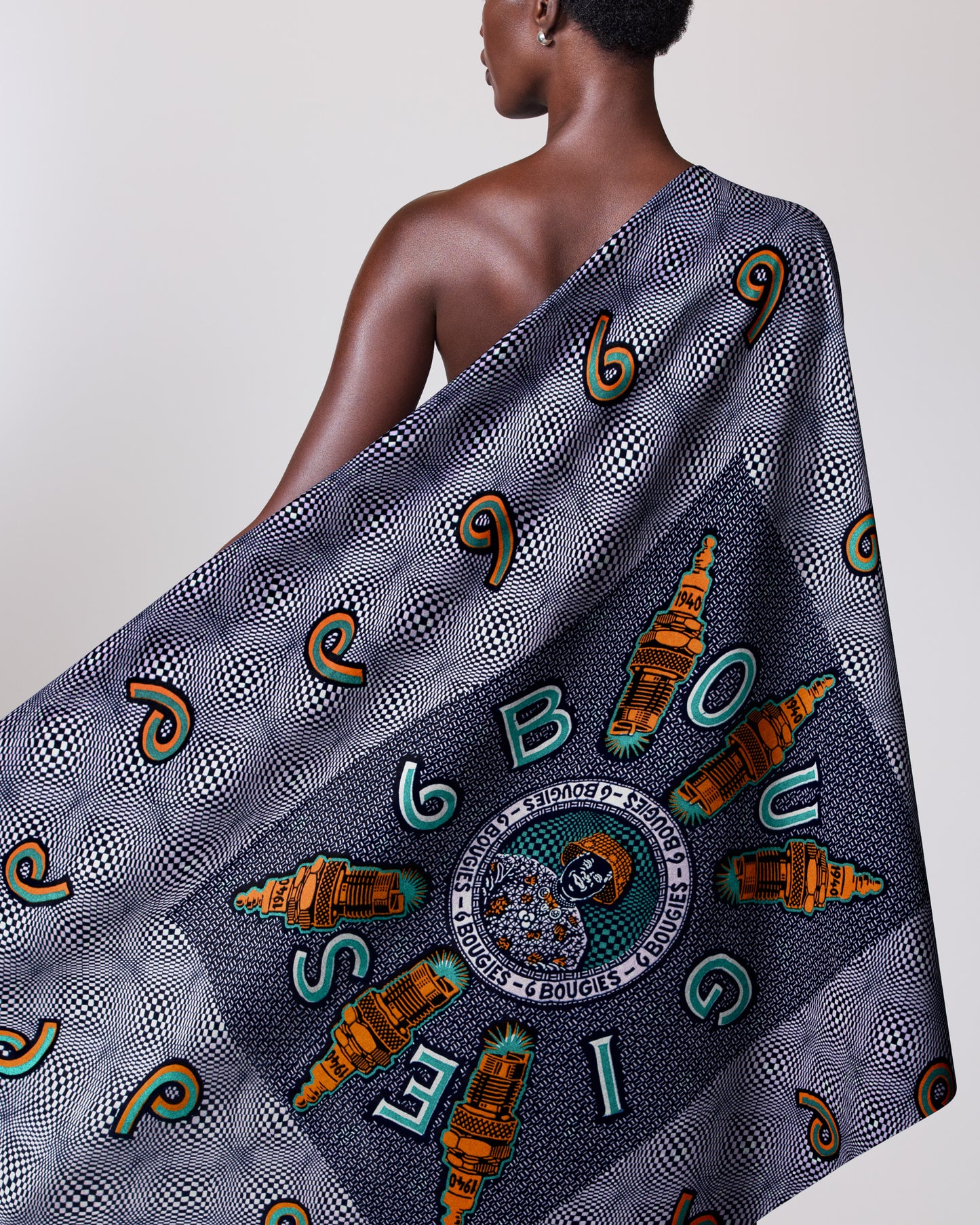 Wax Hollandais | VL0H313.153 | Blue Embellished