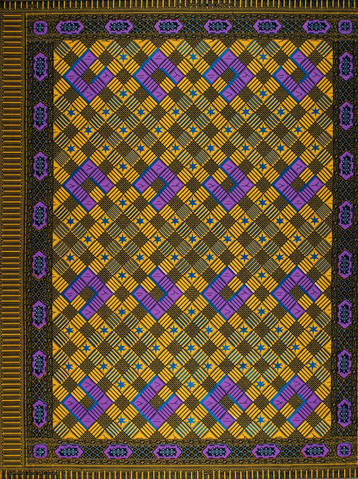 Wax Hollandais | VL44050.387 | Royal Blue Embellished