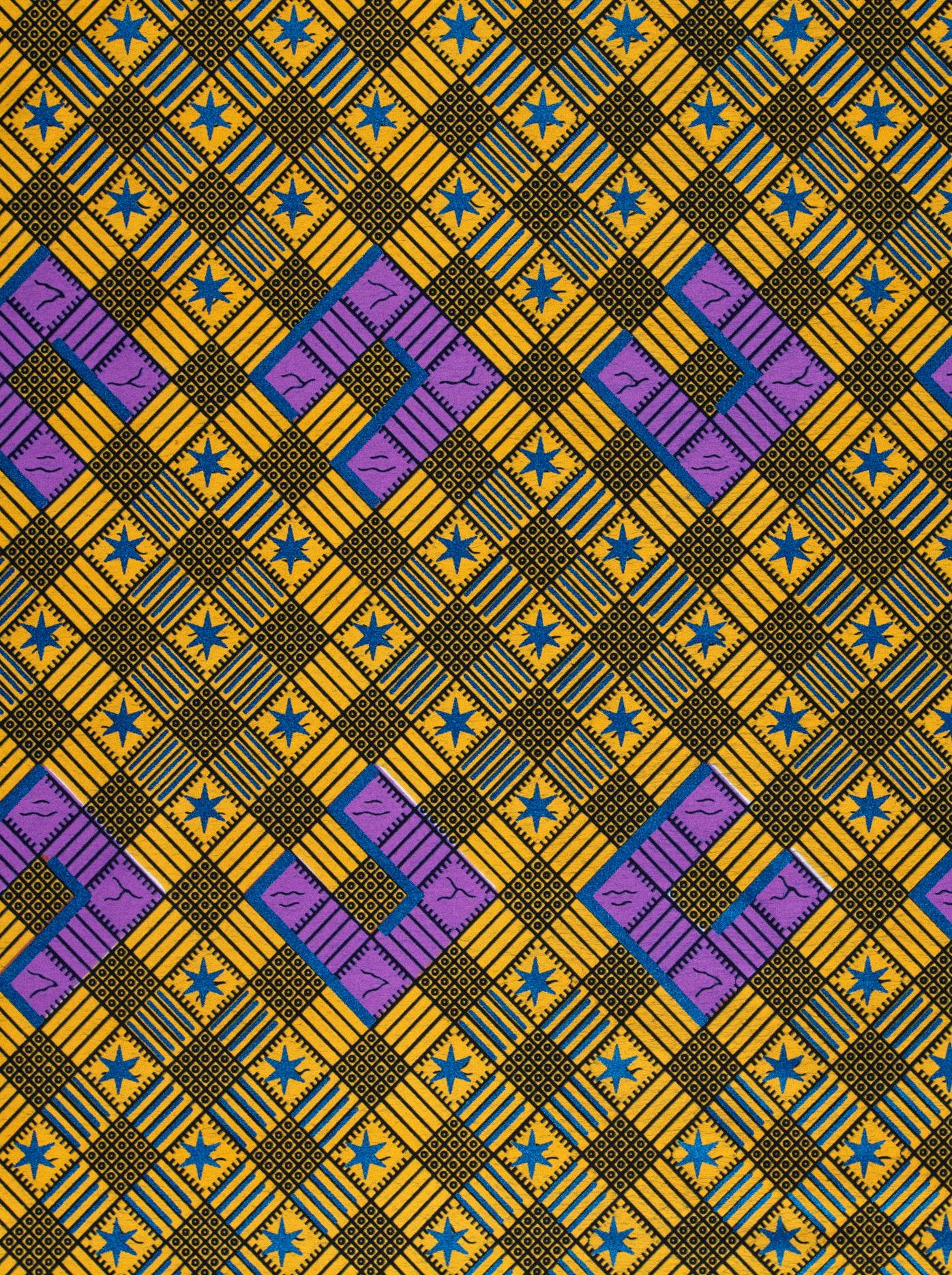 Wax Hollandais | VL44050.387 | Royal Blue Embellished