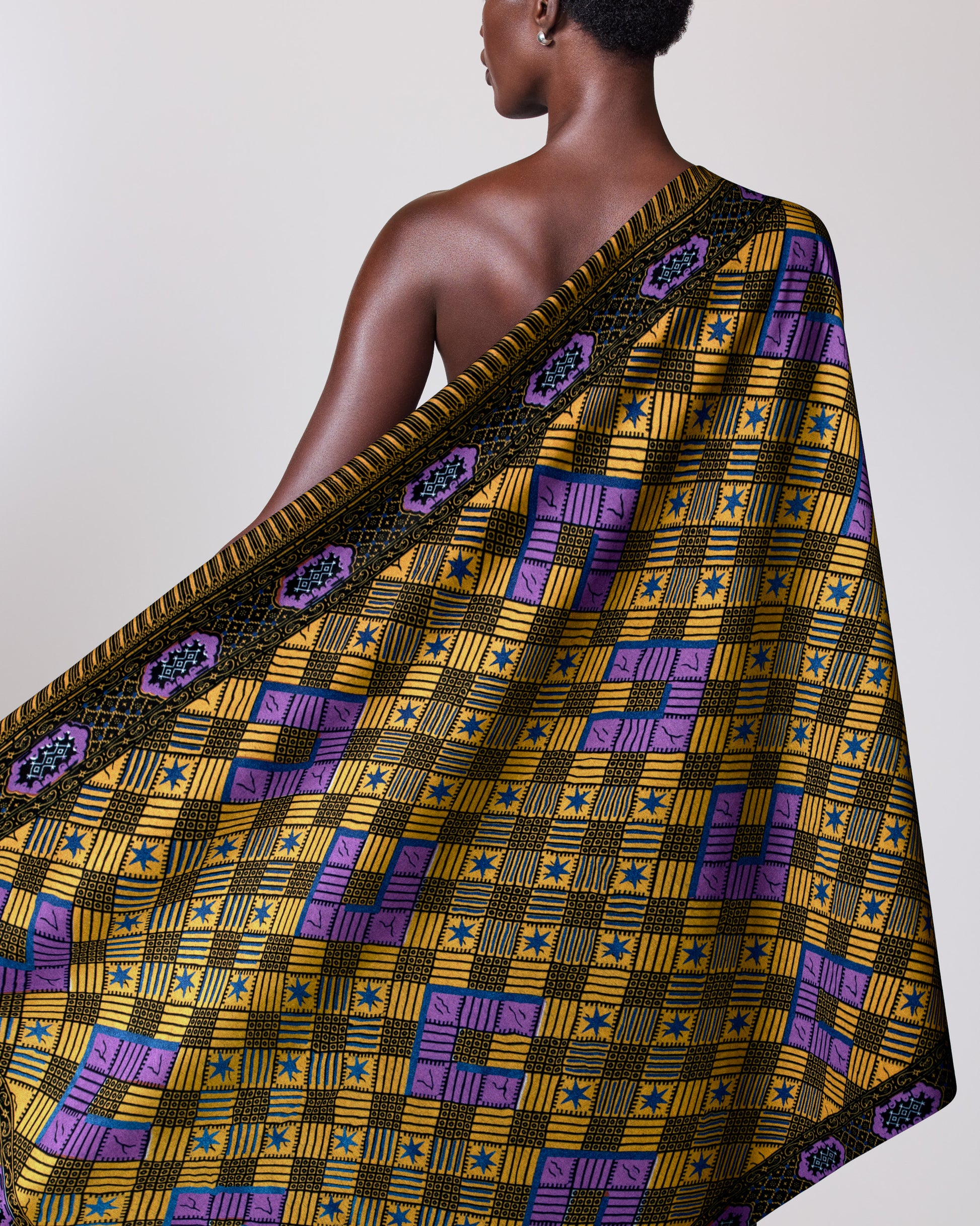 Wax Hollandais | VL44050.387 | Royal Blue Embellished