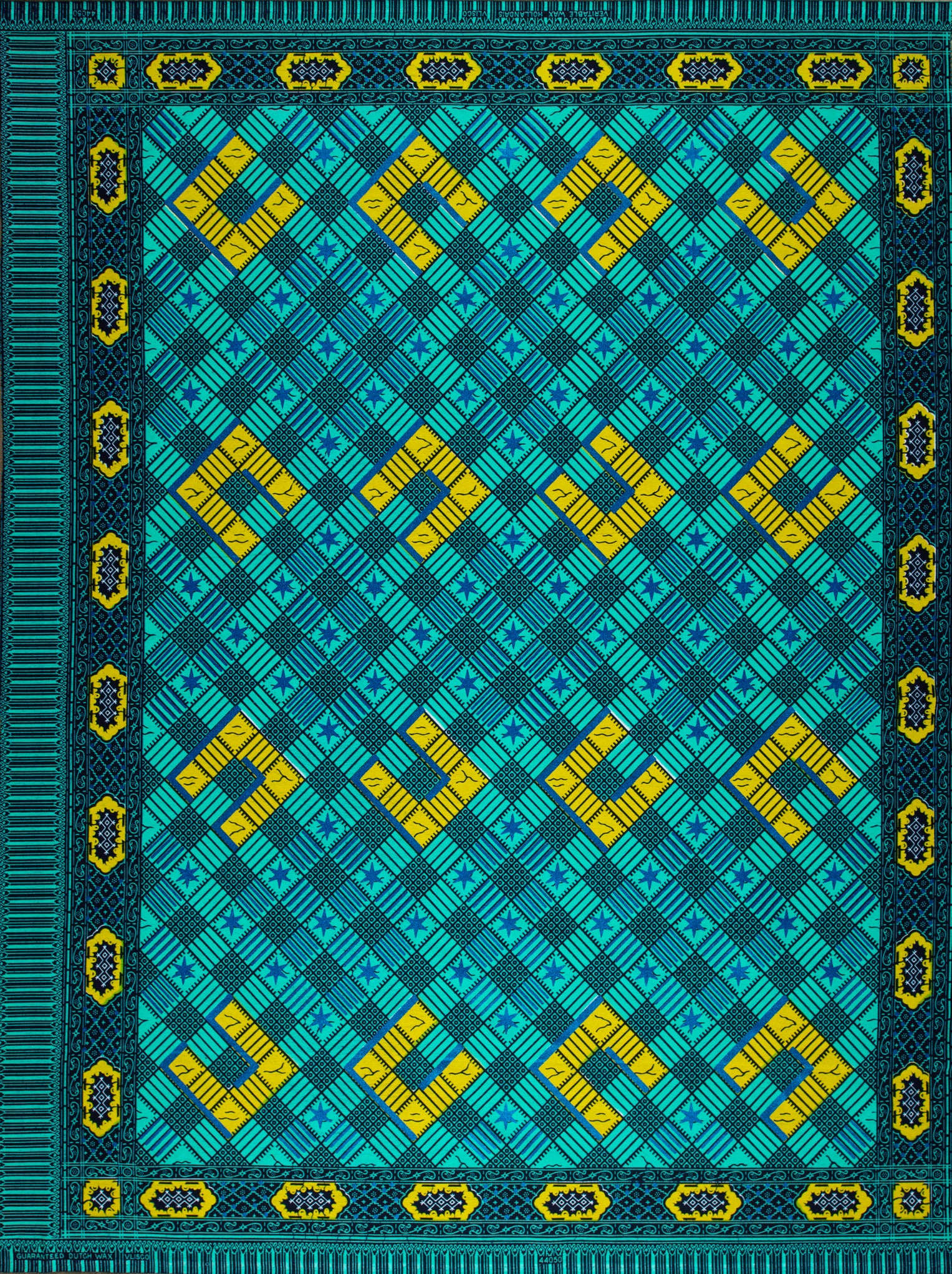 Wax Hollandais | VL44050.388 | Royal Blue Embellished