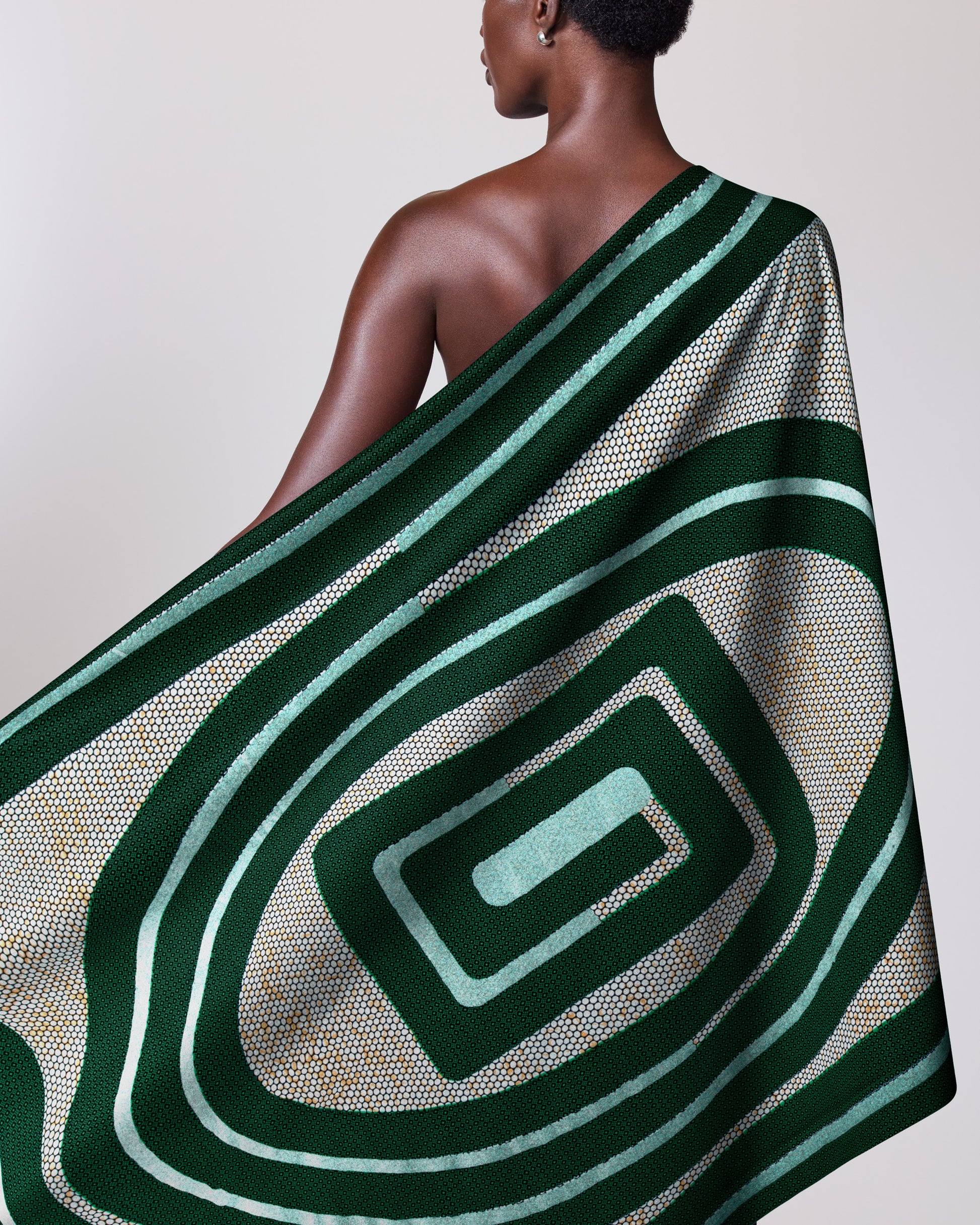 Wax Hollandais | VLA0196.127 | Orné de Vert Pastel