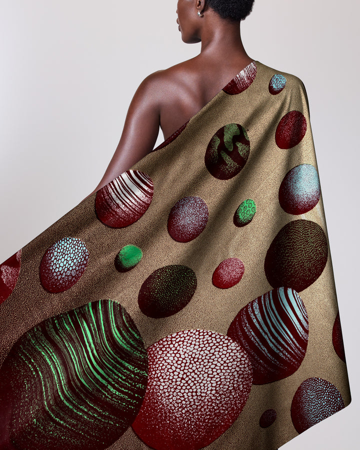 Wax Hollandais | VLA2104.033 | Silver Embellished