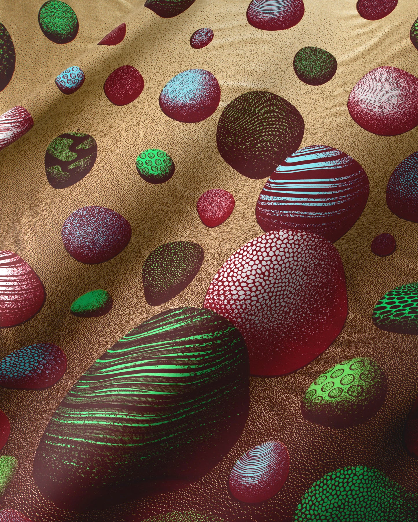 Wax Hollandais | VLA2104.033 | Silver Embellished