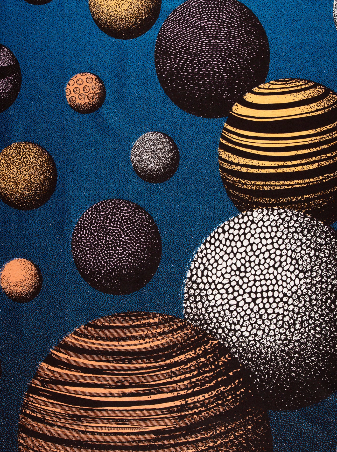 Wax Hollandais | VLA2104.034 | Royal Blue Embellished