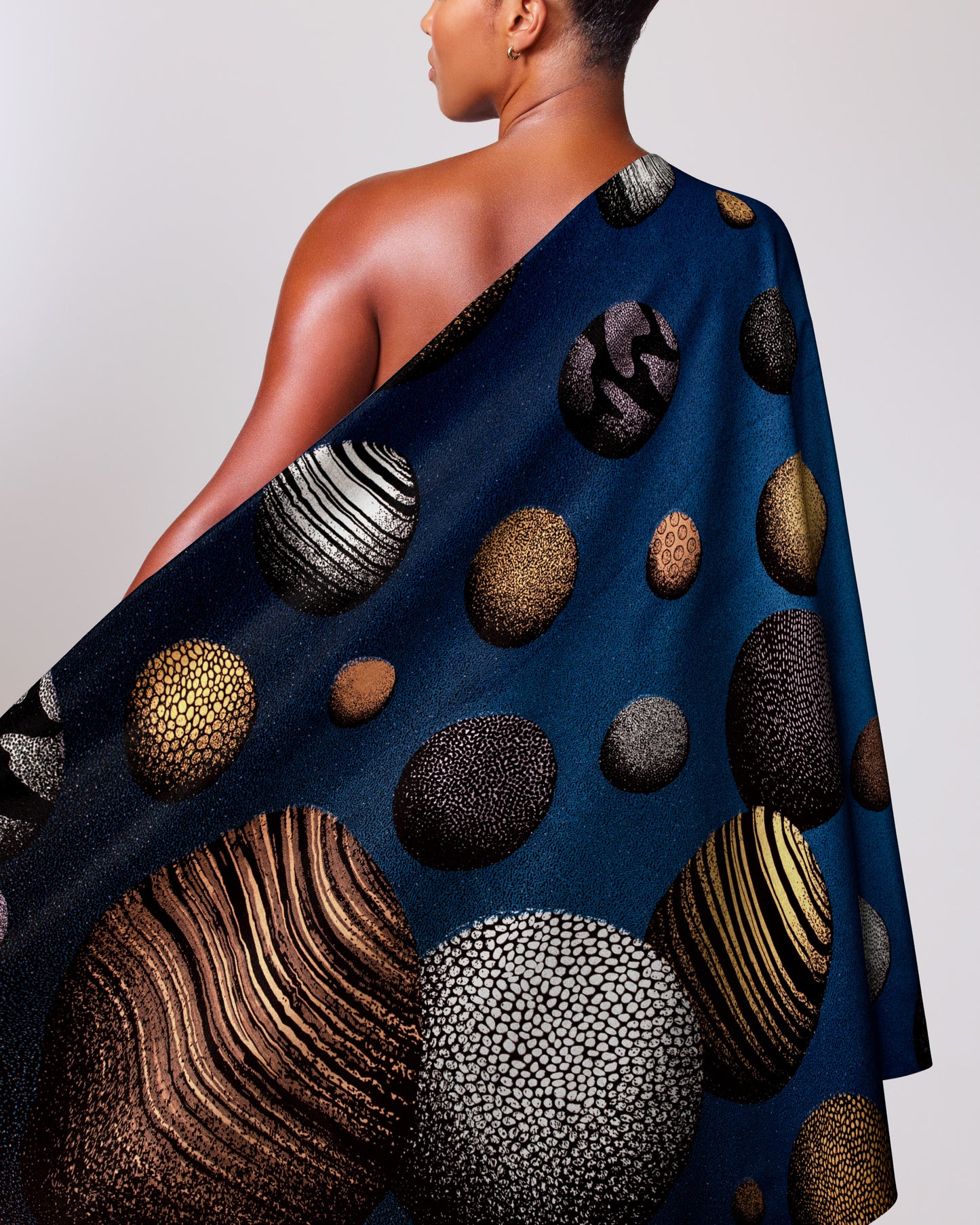 Wax Hollandais | VLA2104.034 | Royal Blue Embellished