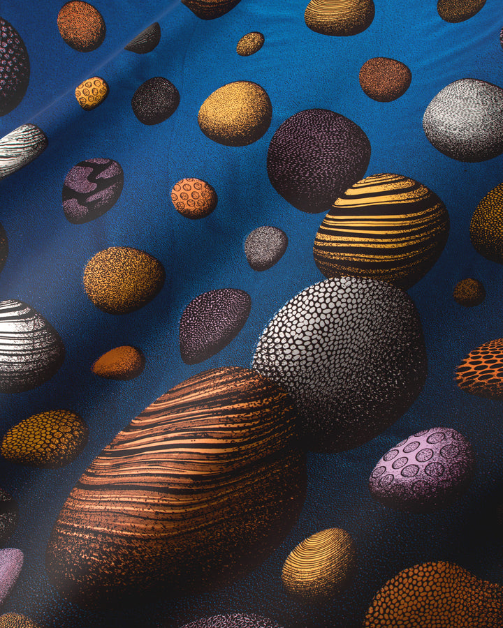 Wax Hollandais | VLA2104.034 | Royal Blue Embellished