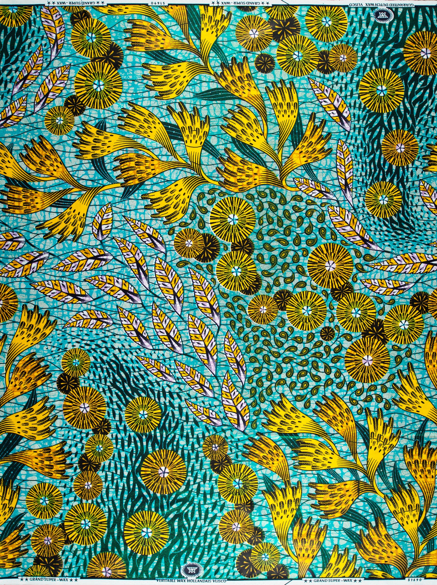 Grand Super-Wax | VLS1690.006 | Green Shine Embellished