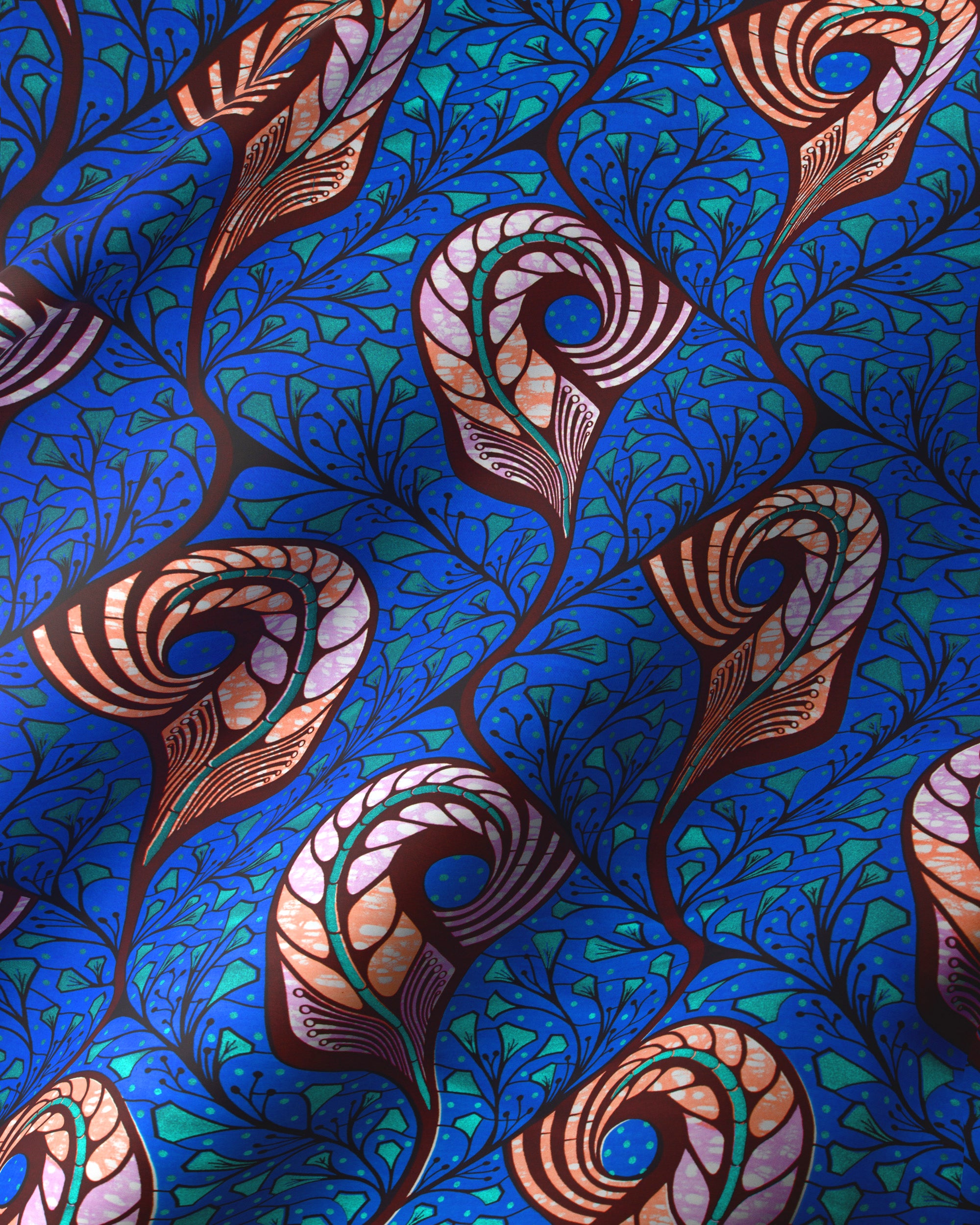 Super-Wax | VLS1726.012 | Blue Embellished – Vlisco