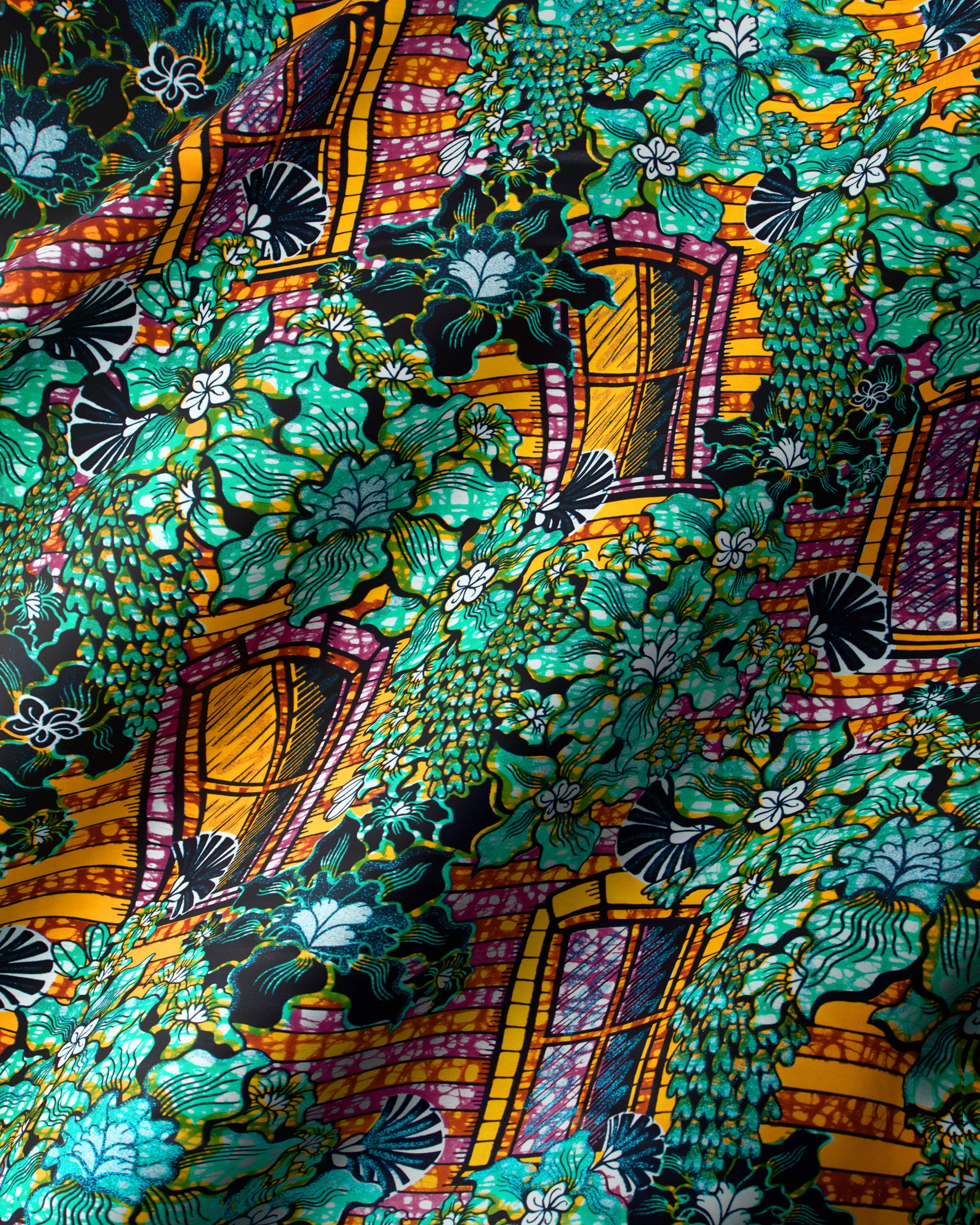 Grand Super-Wax | VLS7072.001 | Blue Glitter Embellished – Vlisco